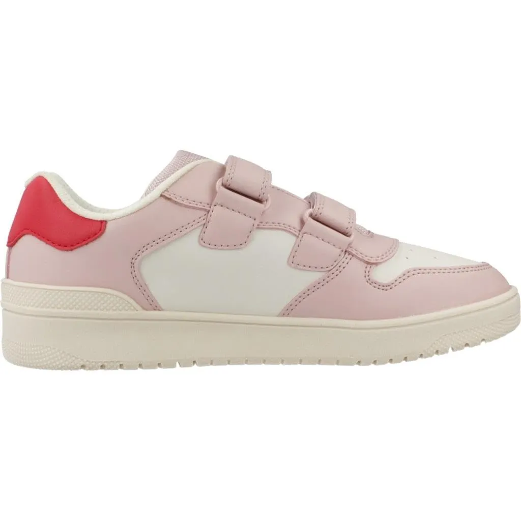 Geox Ragazza J Washiba Girl B Sneaker, Lt Ivory Lt Rose, 25 EU - immagine 4