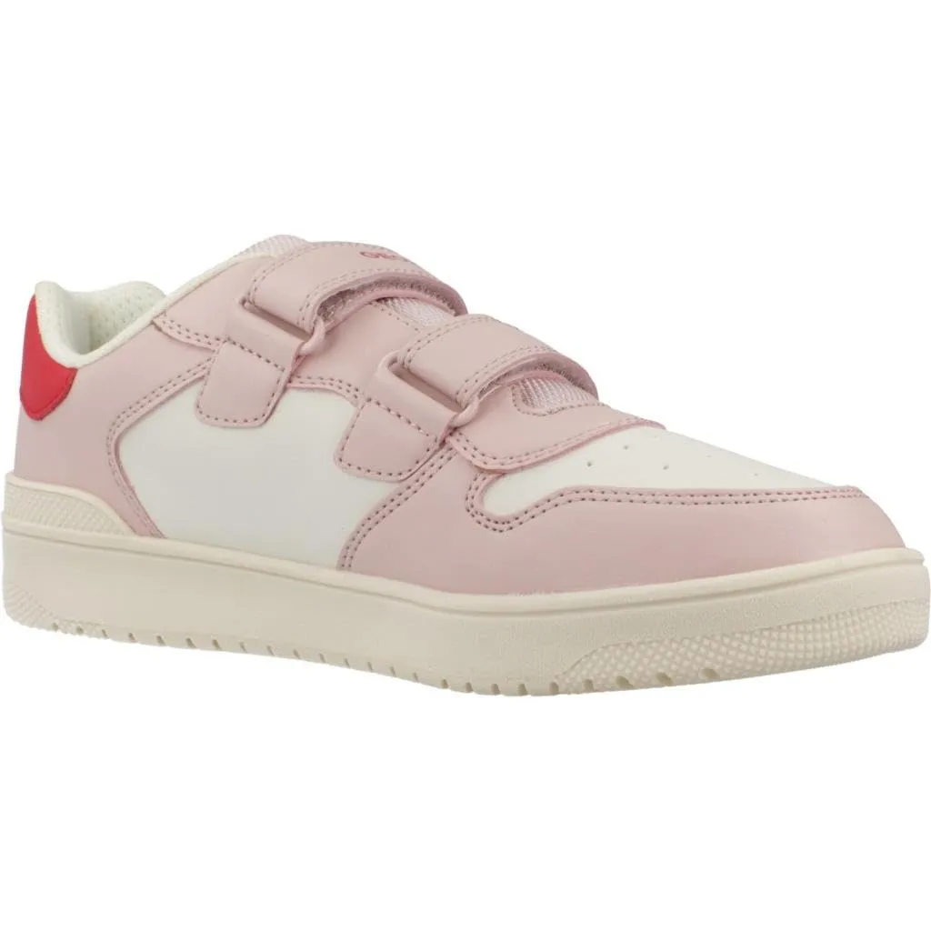 Geox Ragazza J Washiba Girl B Sneaker, Lt Ivory Lt Rose, 25 EU - immagine 5