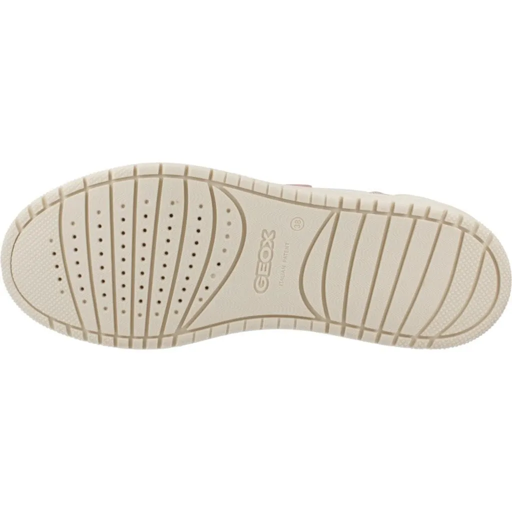 Geox Ragazza J Washiba Girl B Sneaker, Lt Ivory Lt Rose, 25 EU - immagine 6