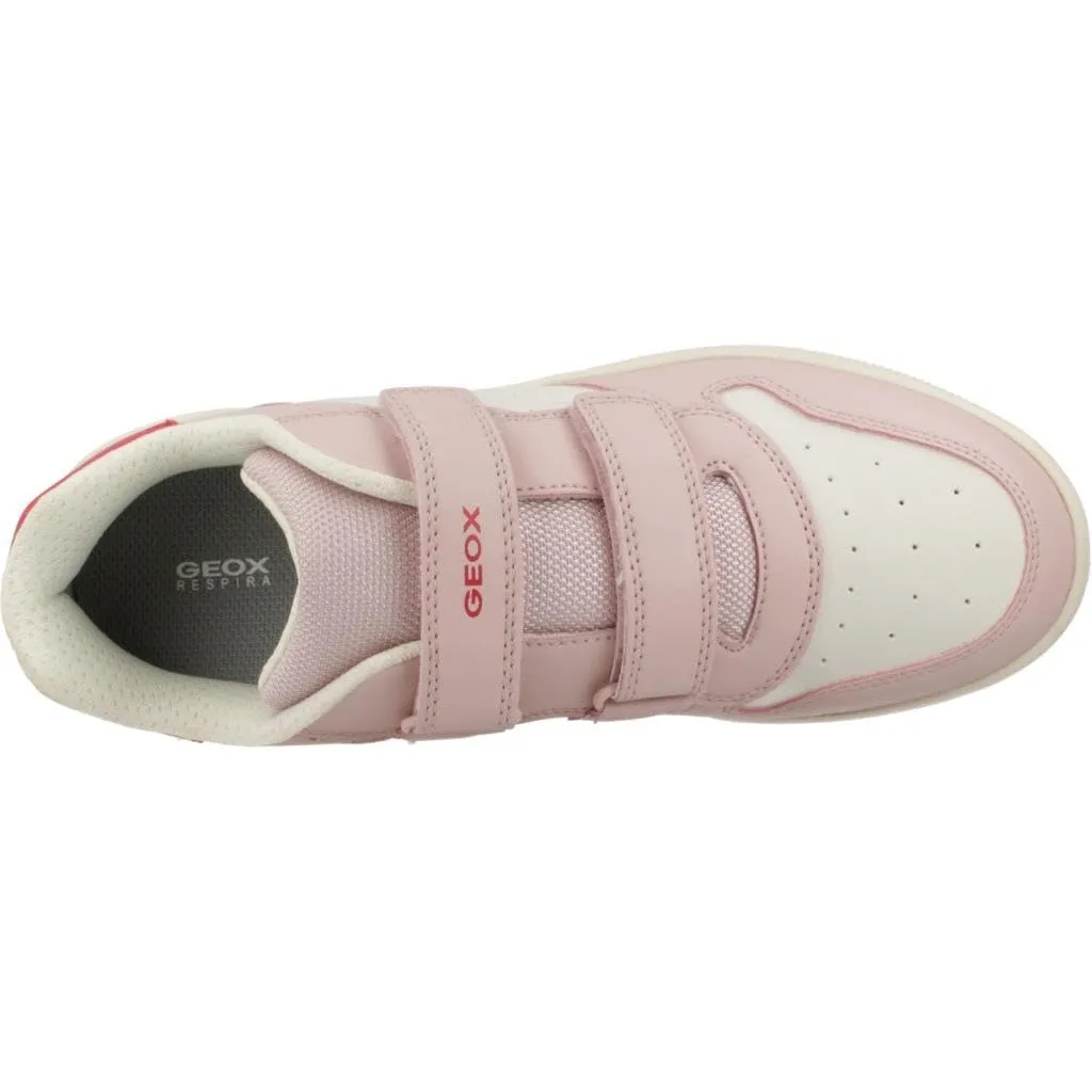 Geox Ragazza J Washiba Girl B Sneaker, Lt Ivory Lt Rose, 25 EU - immagine 7