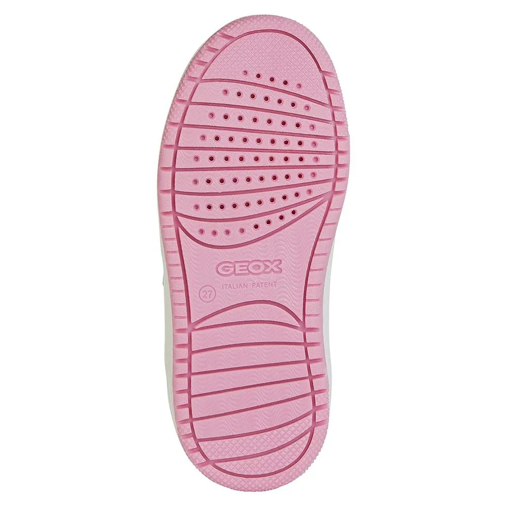 Geox Ragazza J Washiba Girl B Sneaker, Bianco/Multicolore, 35 EU - immagine 2