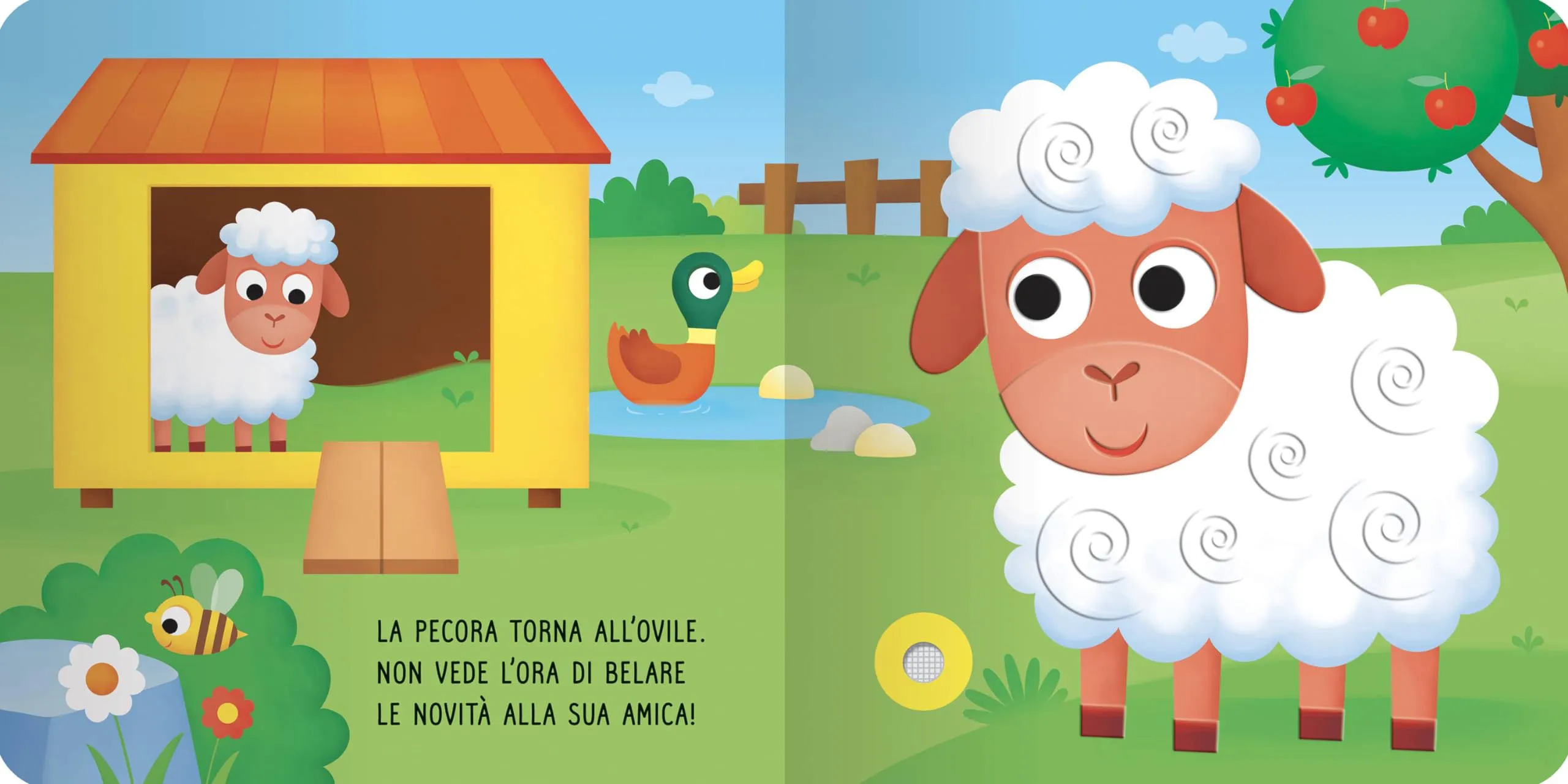 Dami Editore Fattoria Libro tattile sonoro Ediz. a colori - immagine 4