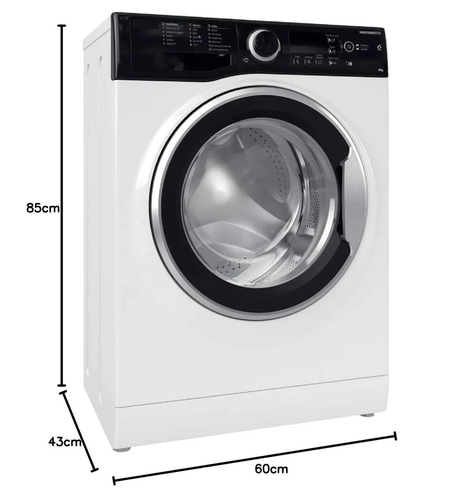 Whirlpool WSB 624 S IT Lavatrice 6kg Carica Frontale 1200 Giri/Min Classe C - immagine 8