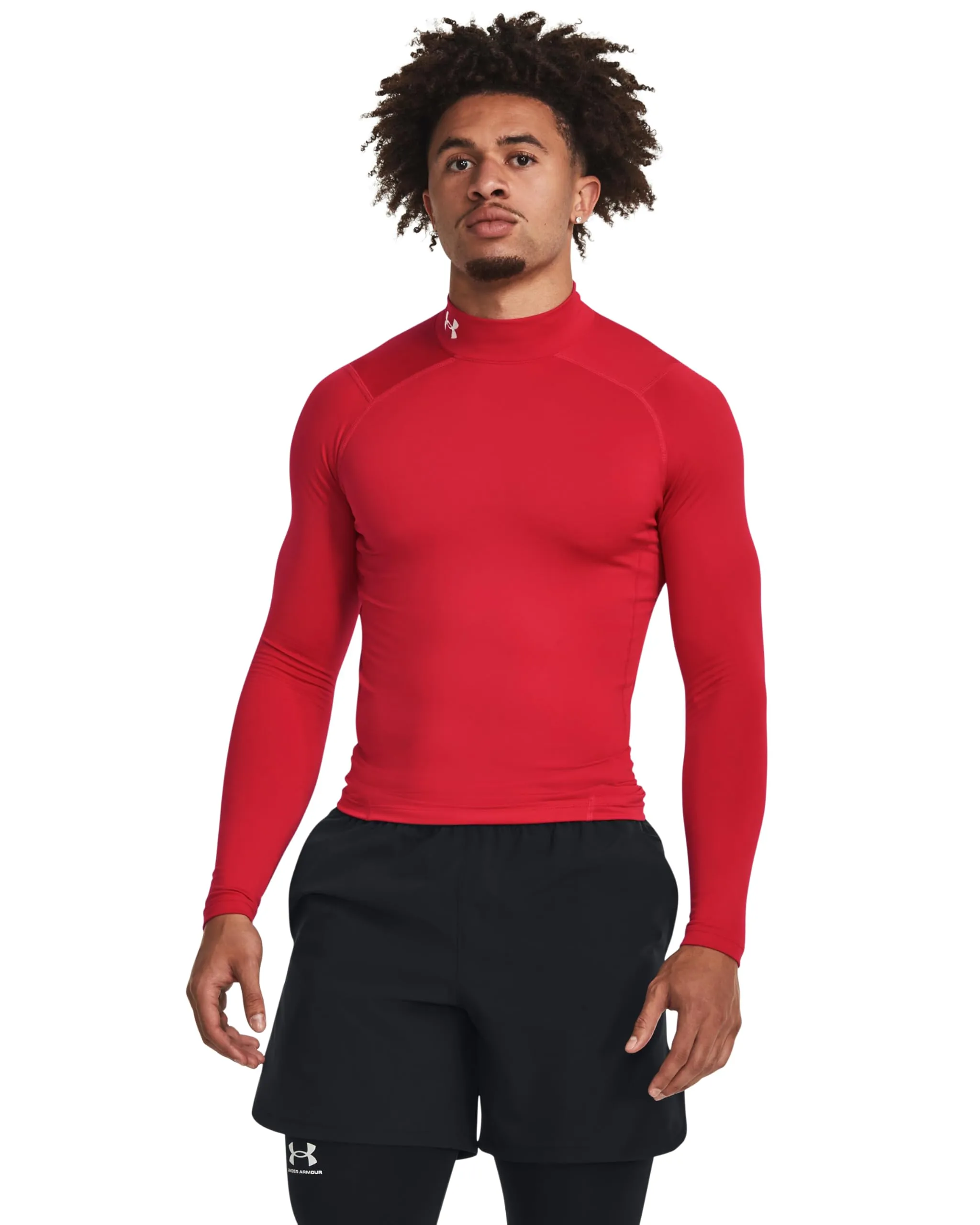 Under Armour Men's ColdGear Armour Moisture Wicking Mock Training Baselayer, Red, 3XL/Tall - immagine 2