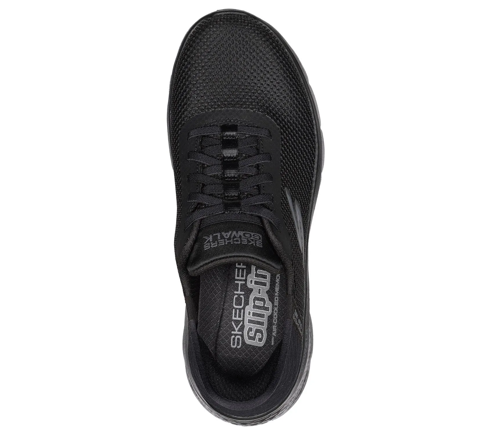 Skechers Go Walk Flex Grand Entry Slip-in Trainers, Black, 39 EU Larga - immagine 4