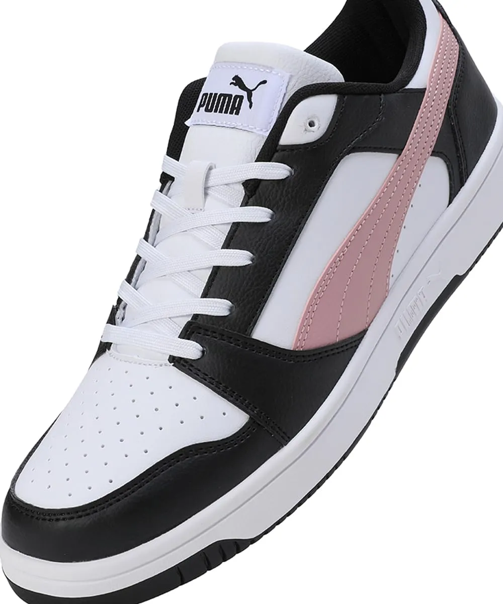 PUMA Rebound V6 Low Sneakers, White Future Pink Black, 40 EU - immagine 9