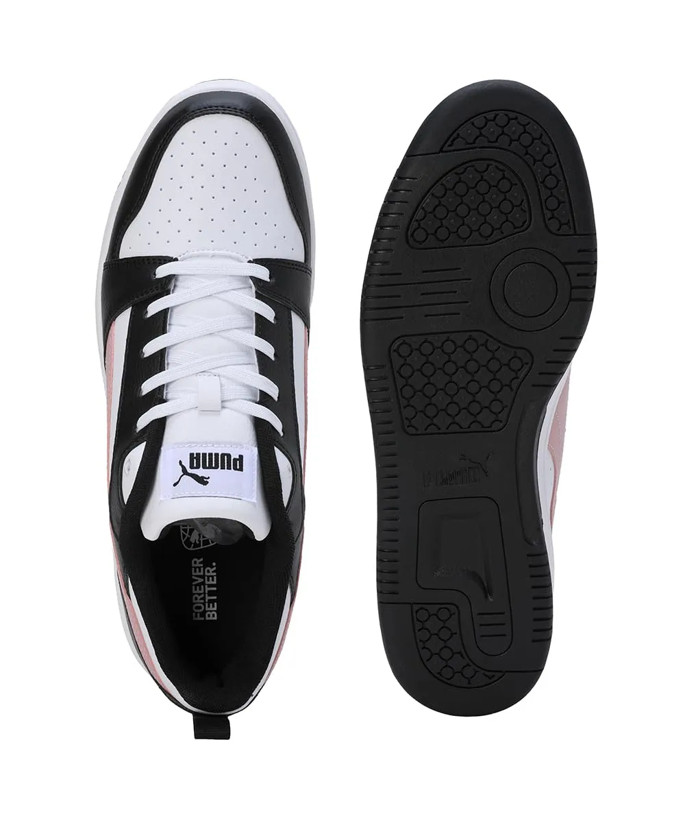 PUMA Rebound V6 Sneaker Basse, White Future Pink Black, 36 EU - immagine 8