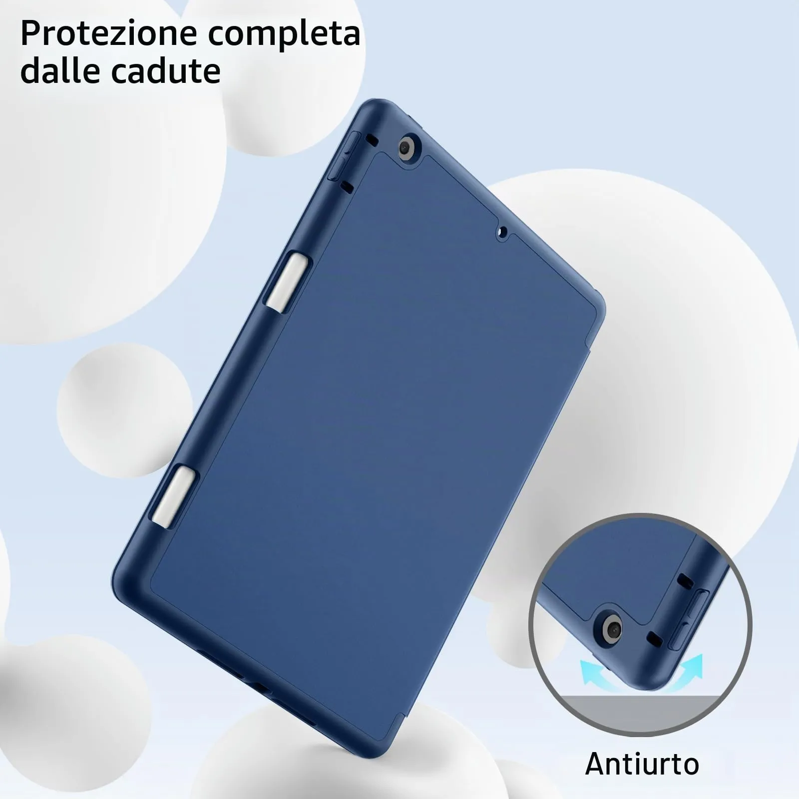 JETech Custodia per iPad 10,2" (9ª/8ª/7ª Gen), Navy - immagine 4