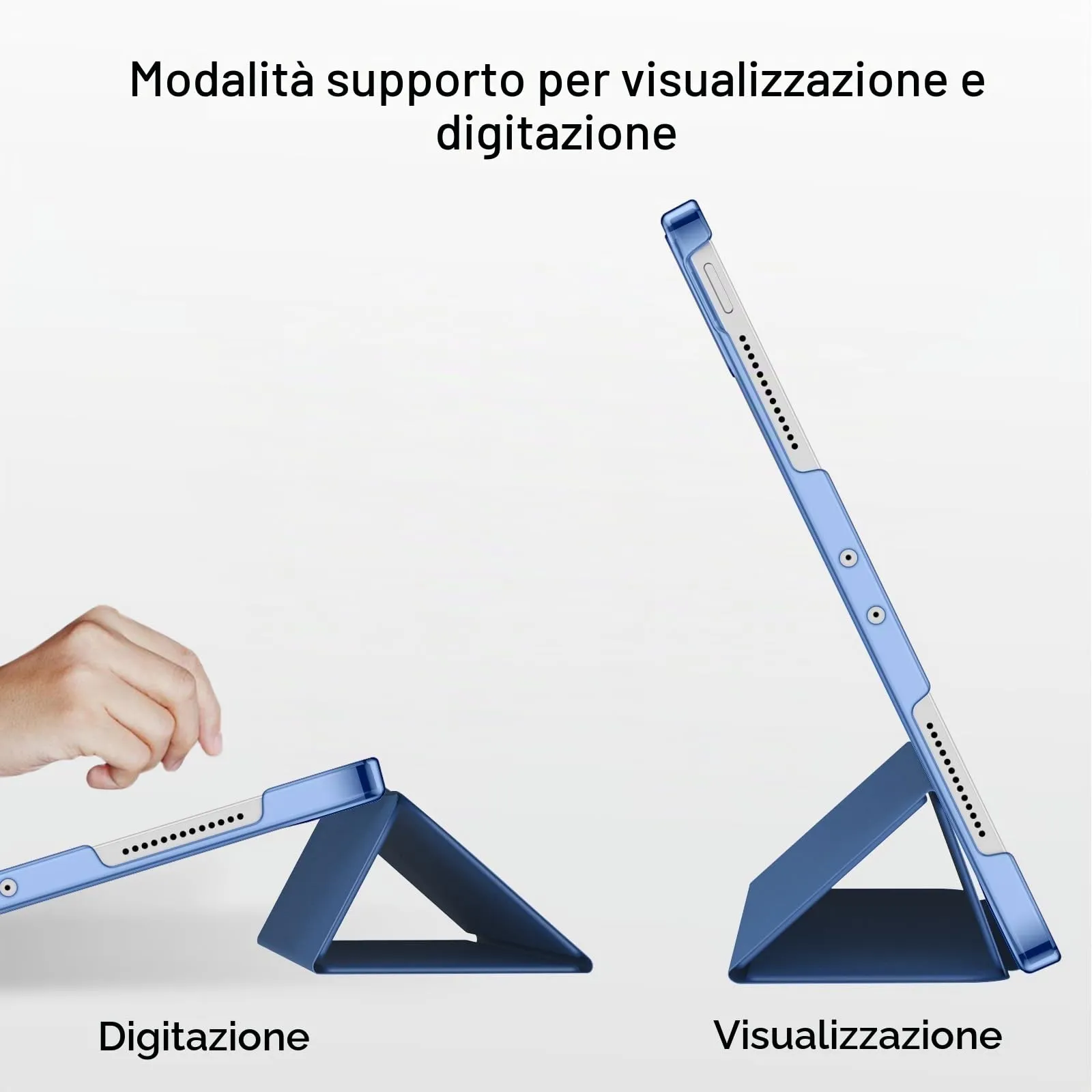 JETech Custodia per iPad Pro 11" (2022/2021/2020/2018), Navy - immagine 5