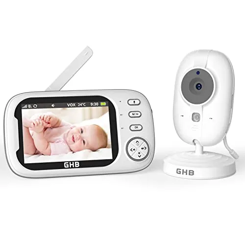 GHB Baby Monitor Video e Audio 3.5'' 720HD Senza Wifi ABM600-DE-1 - immagine 2