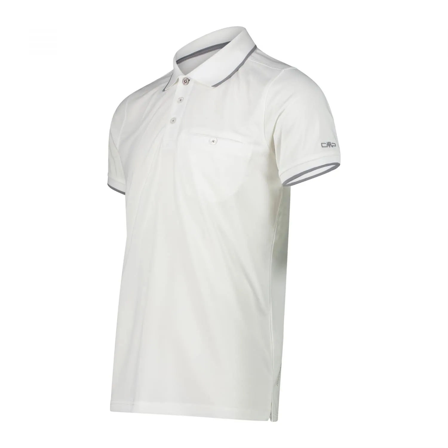 CMP Polo da uomo, Bianco, 48 - immagine 5