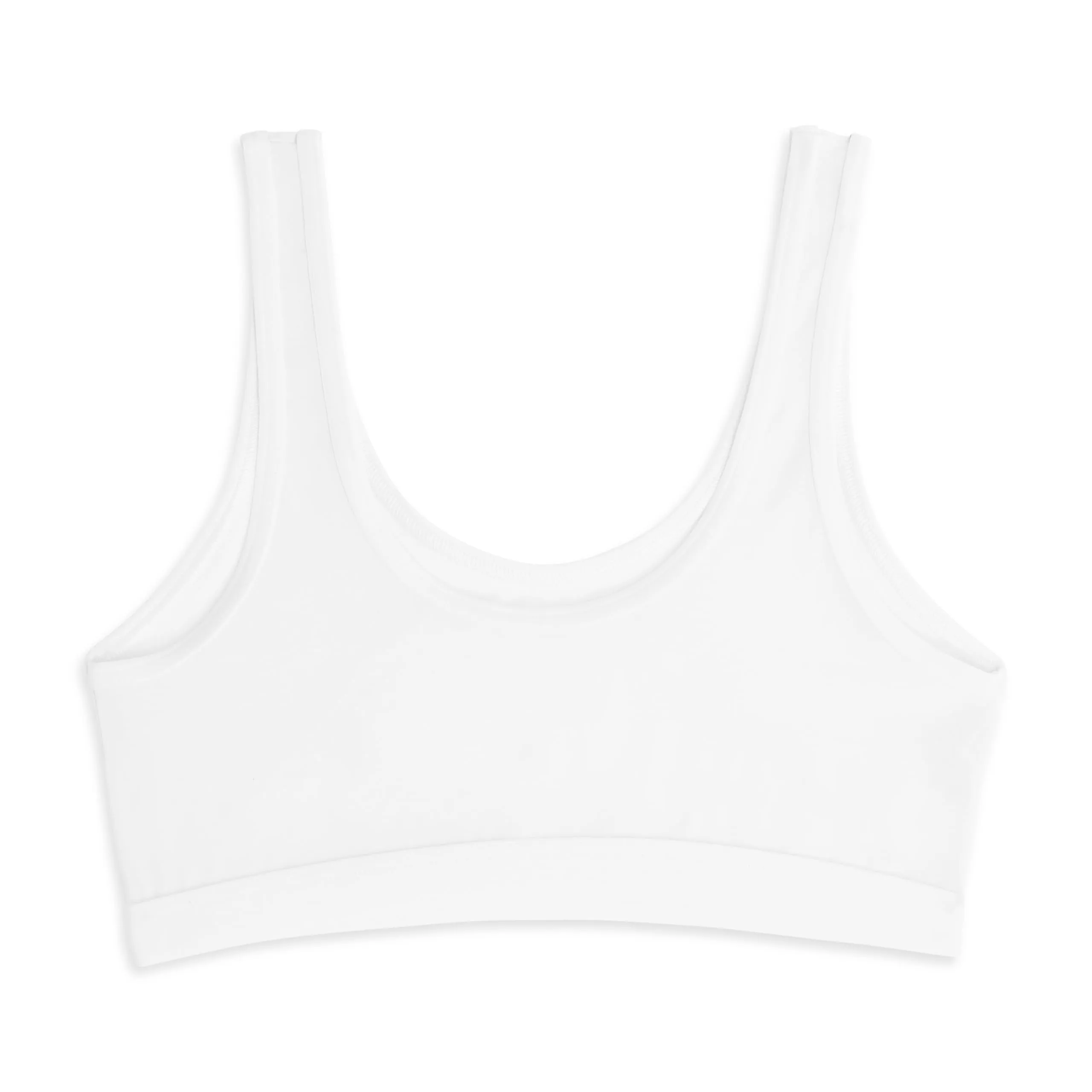 Cotonella Brassiere in Cotone Elasticizzato senza Ferretto - Bianco, M - immagine 3