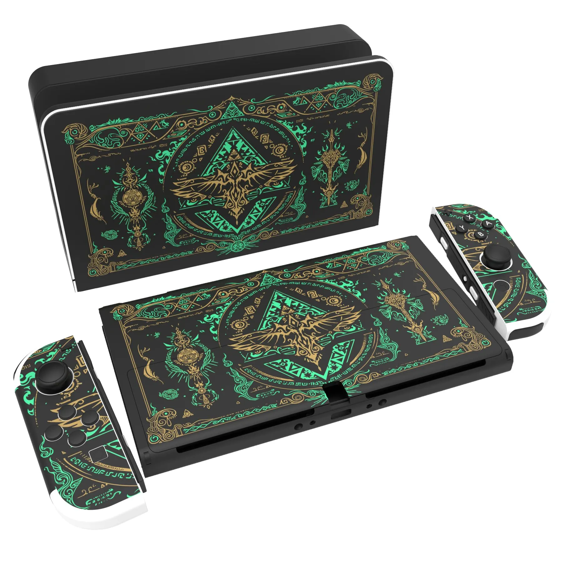 playvital Adesivo per Nintendo Switch OLED, Totem del Regno - immagine 1