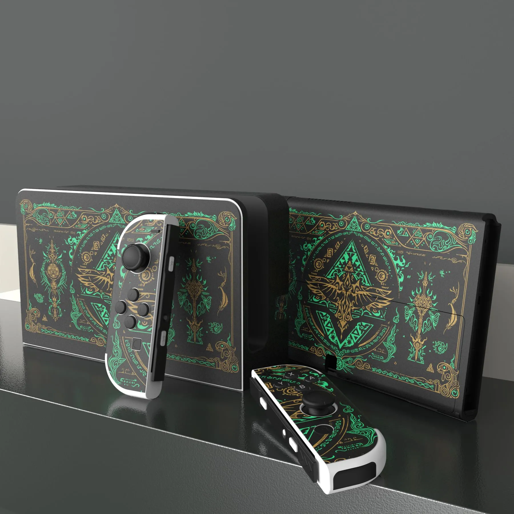 playvital Adesivo per Nintendo Switch OLED, Totem del Regno - immagine 3