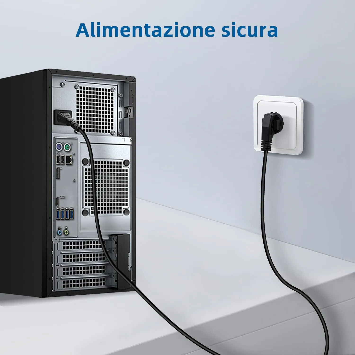 Mcbazel Cavo di Alimentazione C13 1,5m 250V 16A Presa Standard a 3 Pin - immagine 6