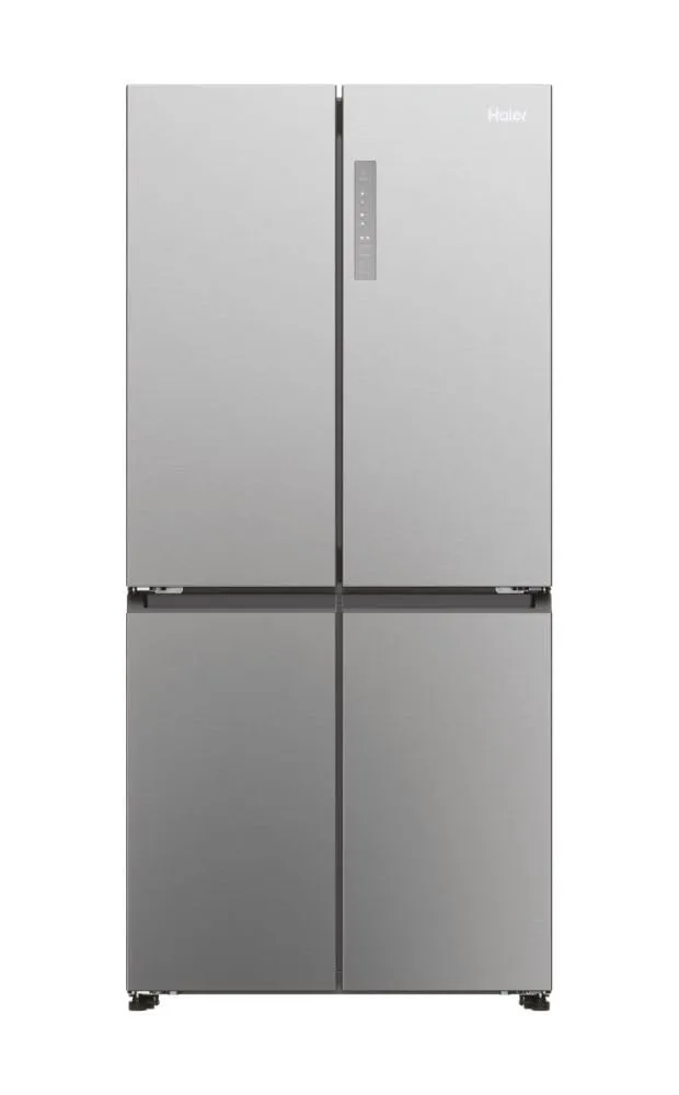 Haier HCR3818ENMM Cube 83 Serie 3 Frigorifero Congelatore 4 Porte Acciaio Inox Total No Frost Inverter Compressore XL-Slim-Line Air Surround - immagine 1