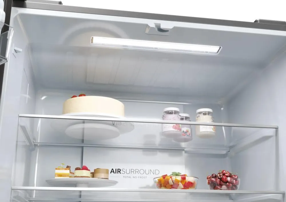 Haier HCR3818ENMM Cube 83 Serie 3 Frigorifero Congelatore 4 Porte Acciaio Inox Total No Frost Inverter Compressore XL-Slim-Line Air Surround - immagine 9