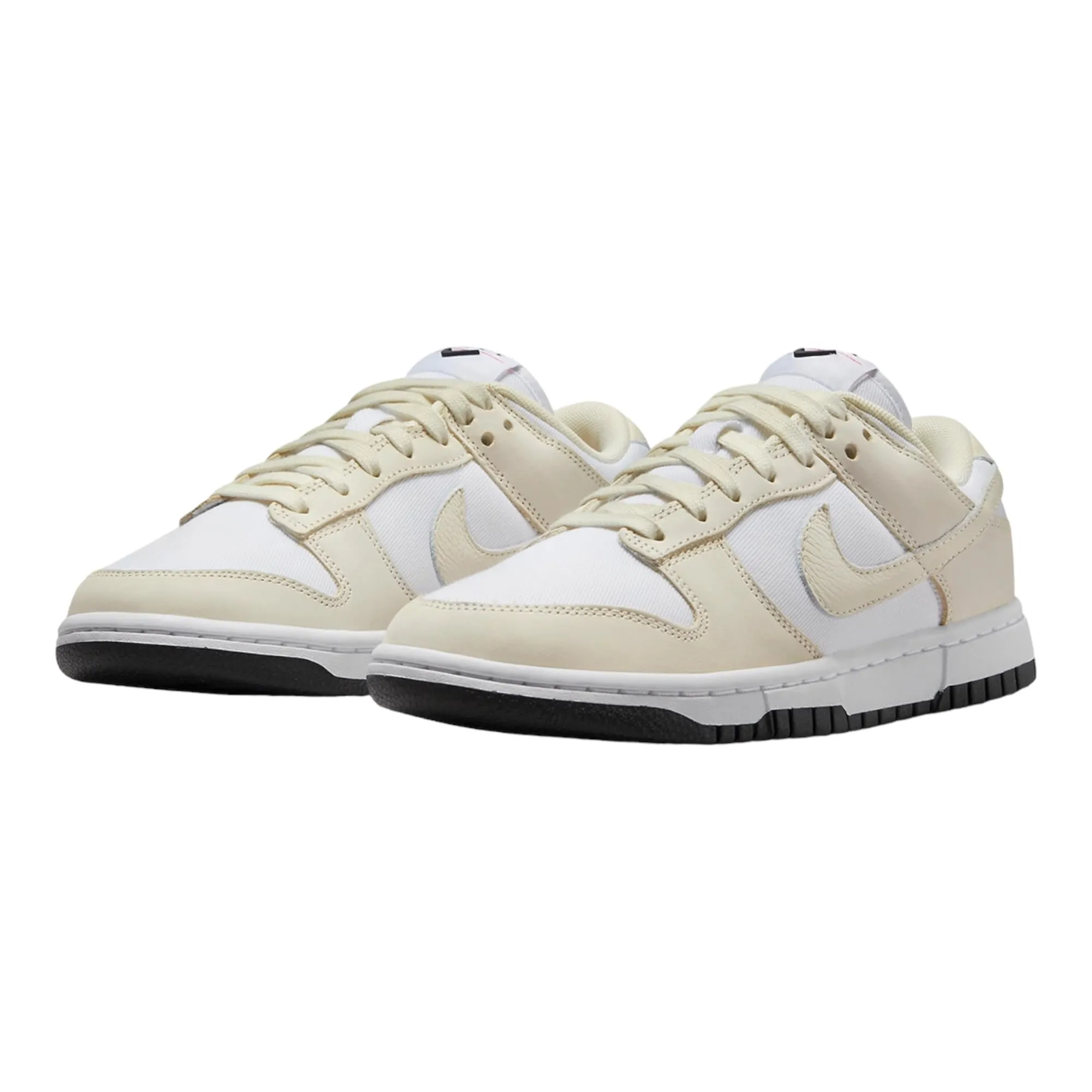 Nike Air Jordan 1 Mid Donna - Bianco Latte di Cocco Nero - 38.5 EU - immagine 3