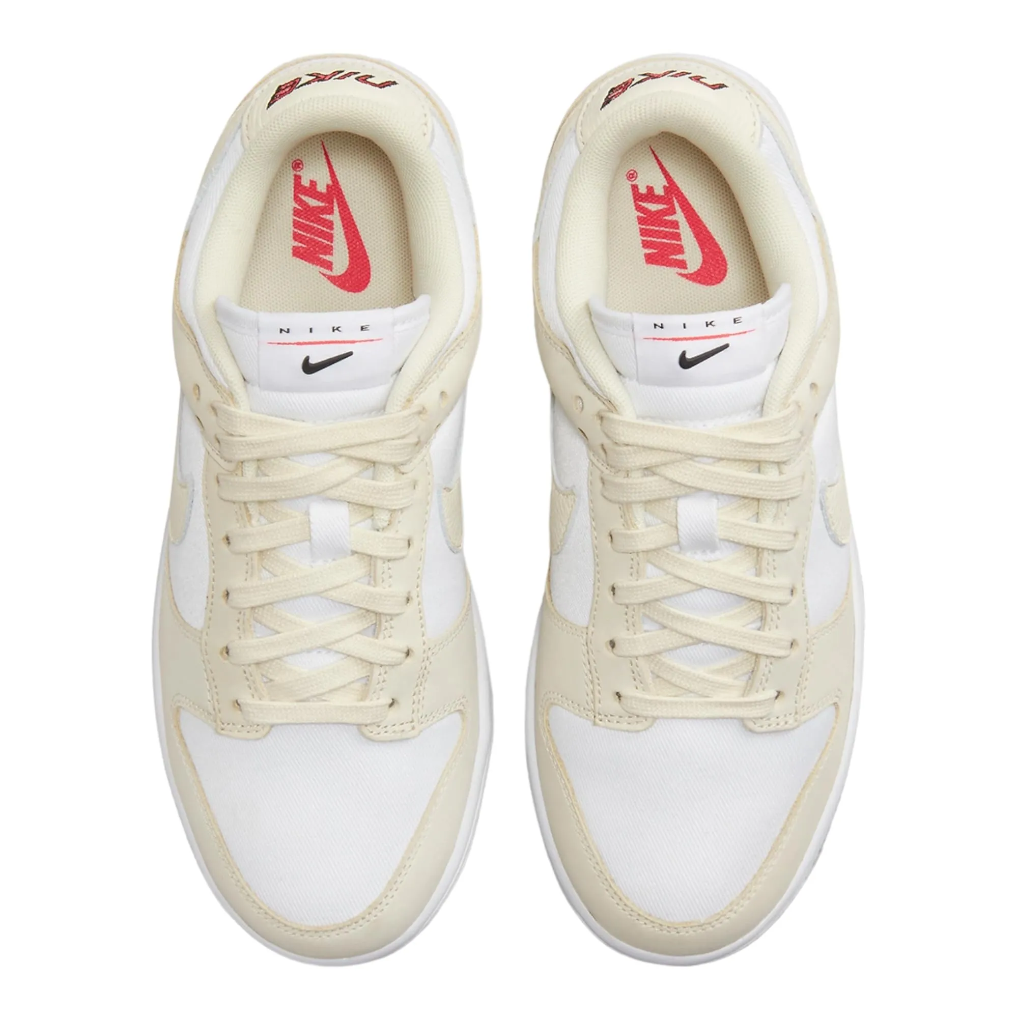 Nike Air Jordan 1 Mid Donna - Bianco Latte di Cocco Nero - 38.5 EU - immagine 4