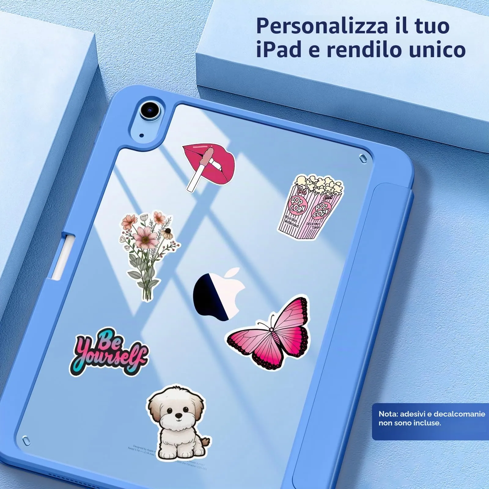 TiMOVO Cover per iPad 11. Gen 11" & 10. Gen 10.9", Blu - immagine 6