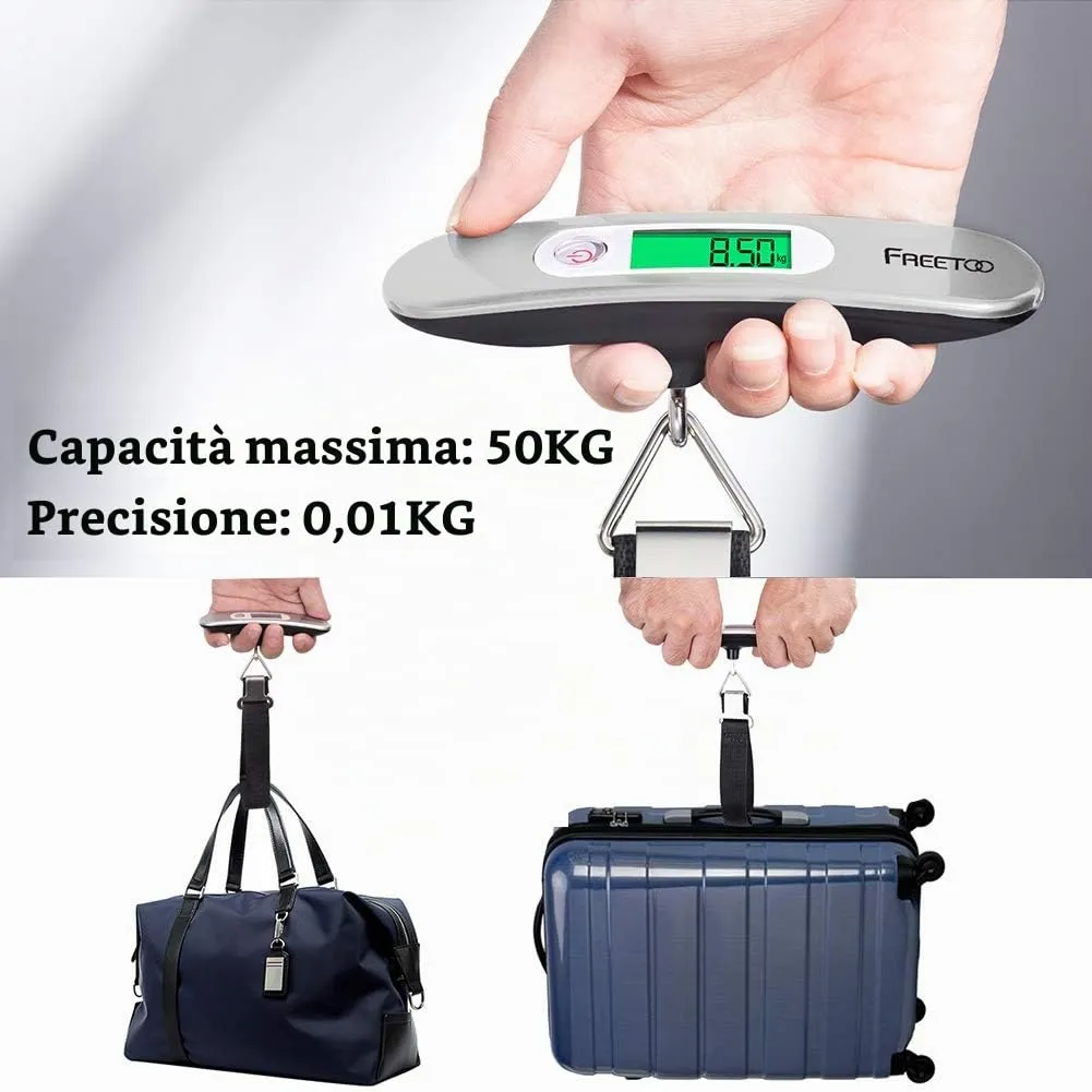 FREETOO Bilancia Digitale Pesa Valigia - immagine 2