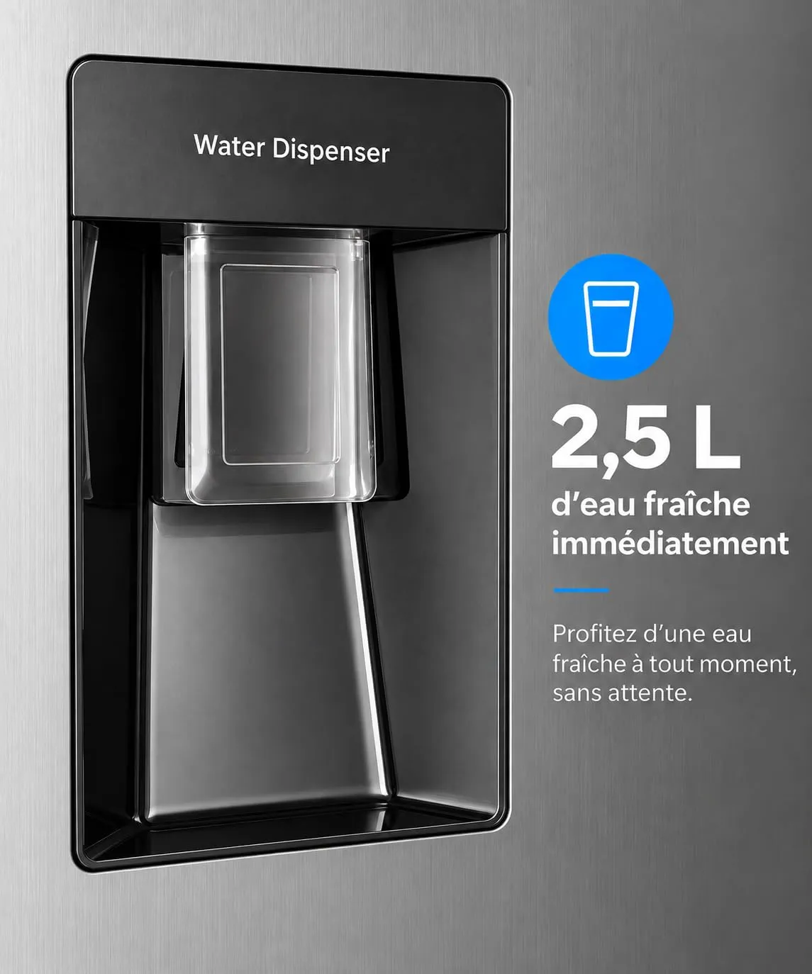 GEDTECH Frigorifero combinato GCB262SL Silver 262L Classe E - immagine 8