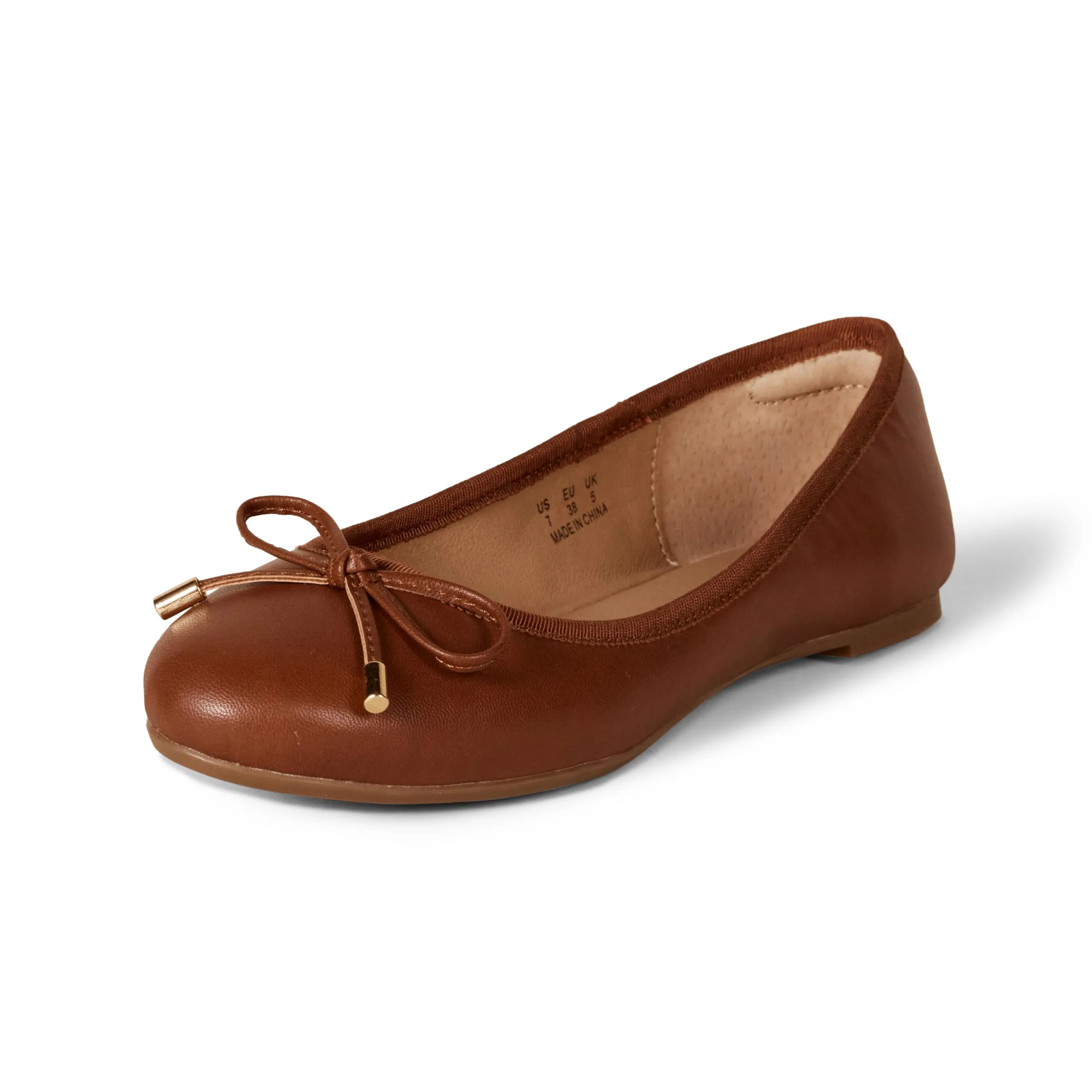 Amazon Essentials Billie Ballerine Donna, Tan, 37.5 EU - immagine 1