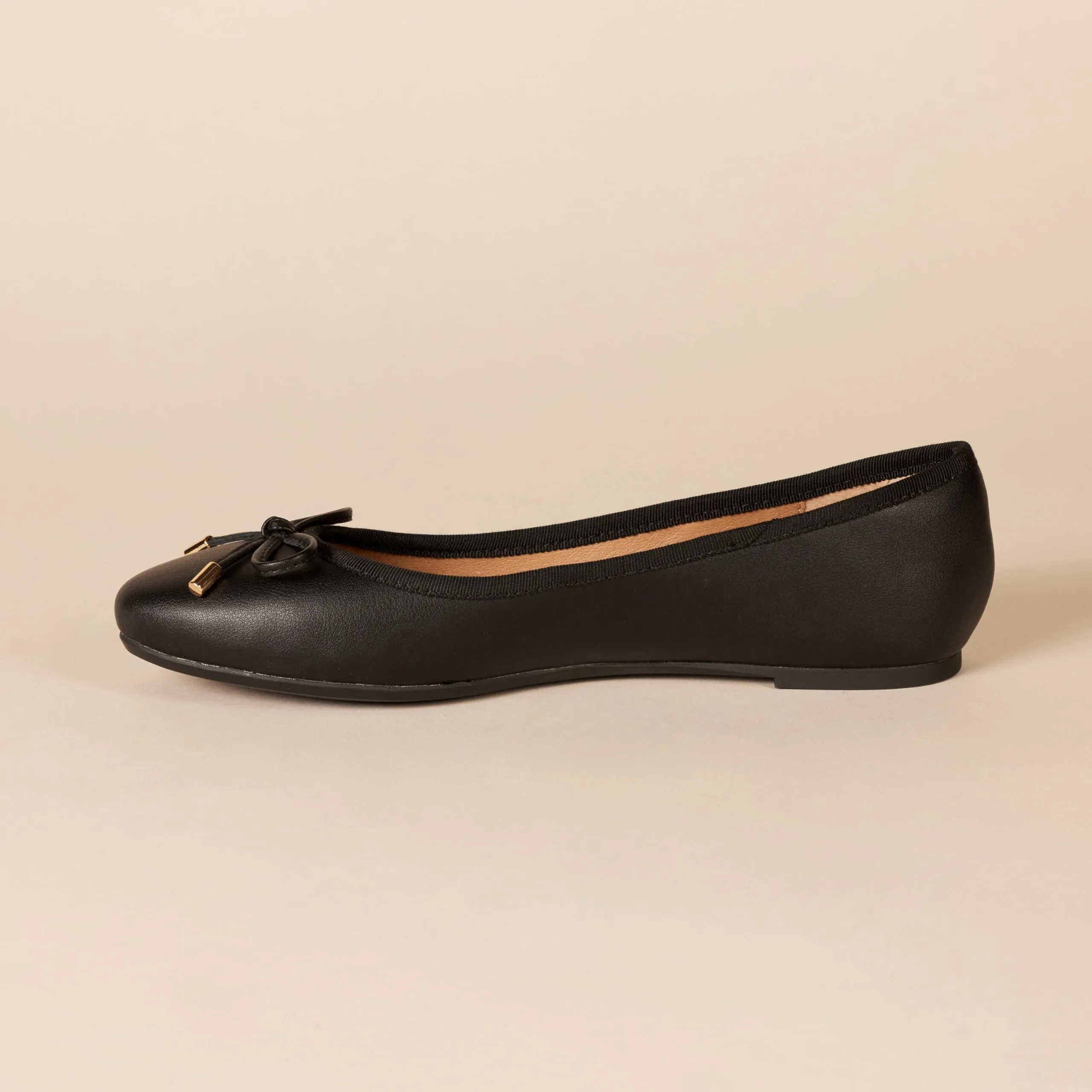 Amazon Essentials Ballerine Billie Donna, Nero, 39.5 EU - immagine 3