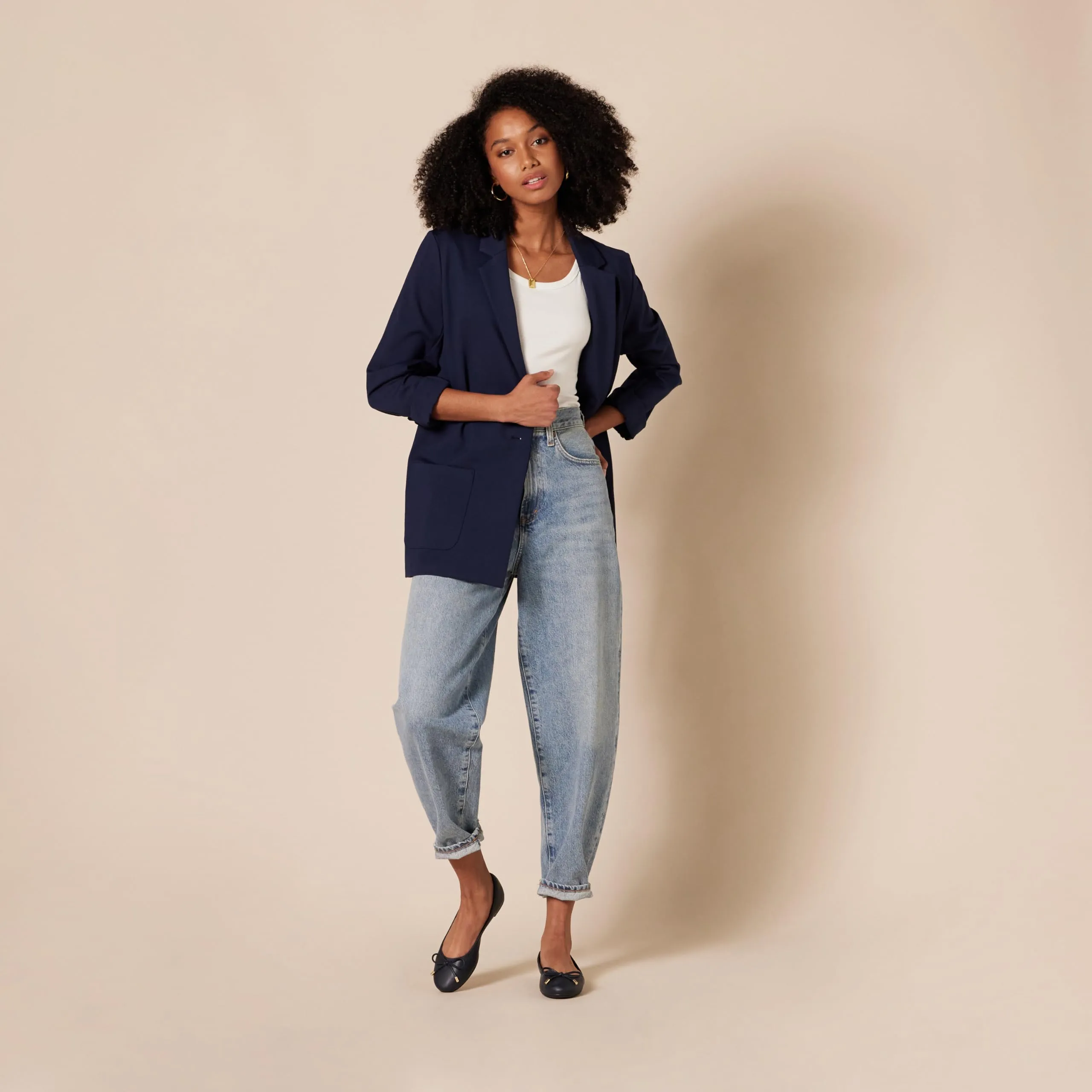Amazon Essentials Ballerine Billie Donna, Blu Marino, 41 EU - immagine 5