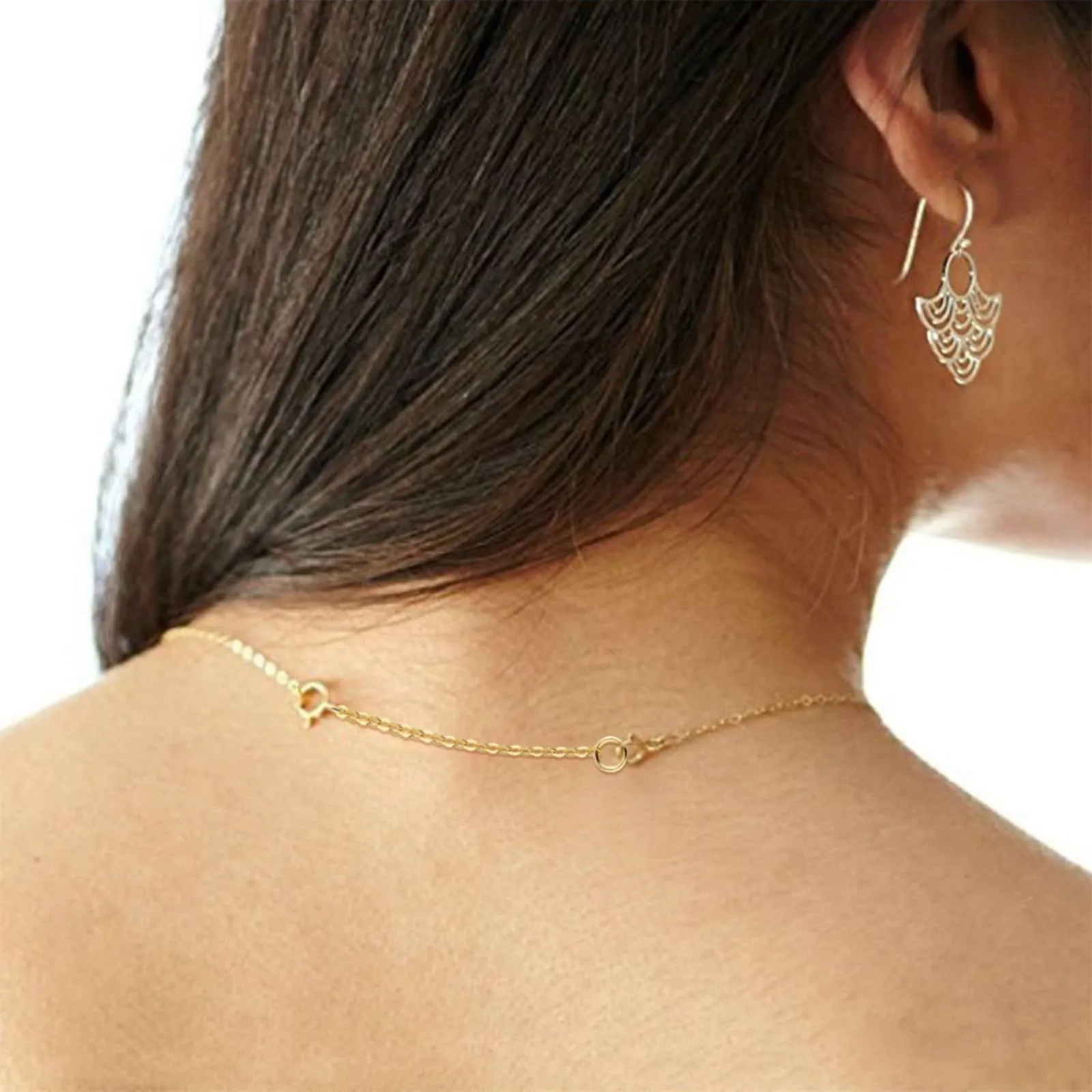 LANCHARMED Estensori per Collane e Cavigliere in Argento 925 Placcato Oro 14K, Set 3 Pezzi (2, 3, 4 pollici) - immagine 4