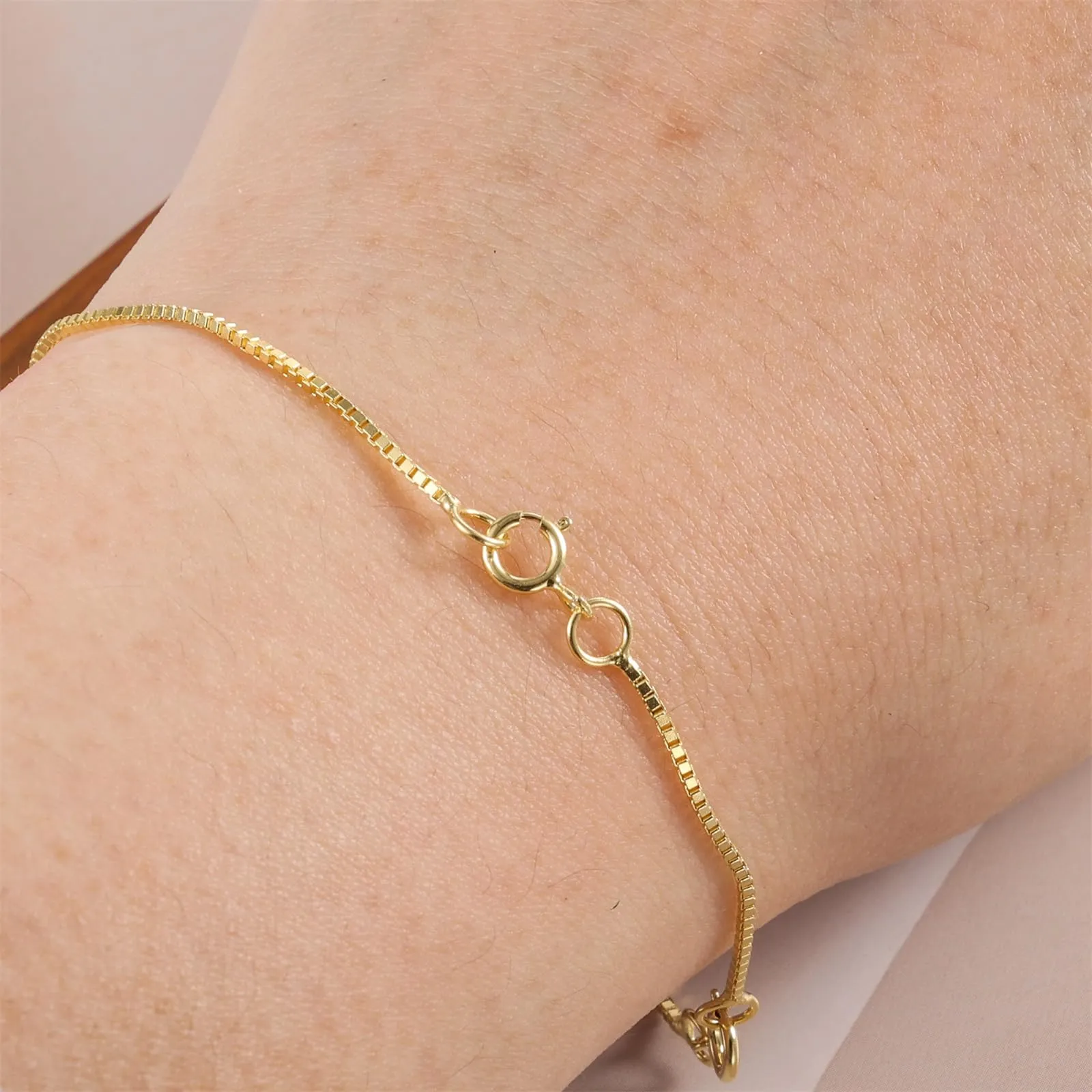 LANCHARMED Catene Estensione Oro 3 Pezzi Regolabili per Collane e Bracciali Donna - immagine 3