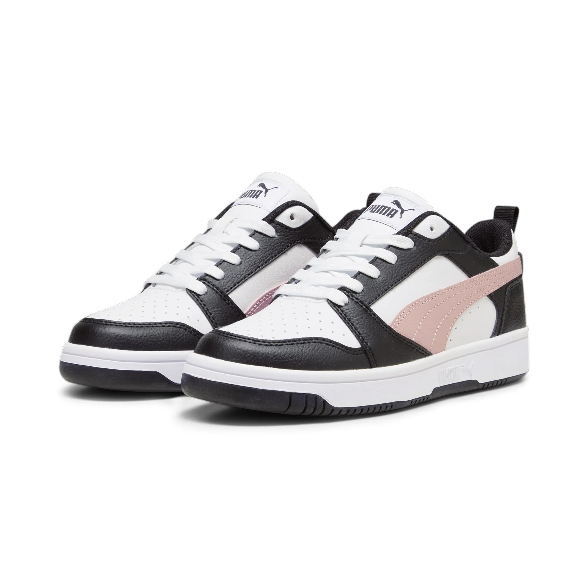 Puma Rebound V6 Low Scarpe Sportive Unisex Adulto, Bianco Futuro Rosa Nero, 37.5 EU - immagine 1