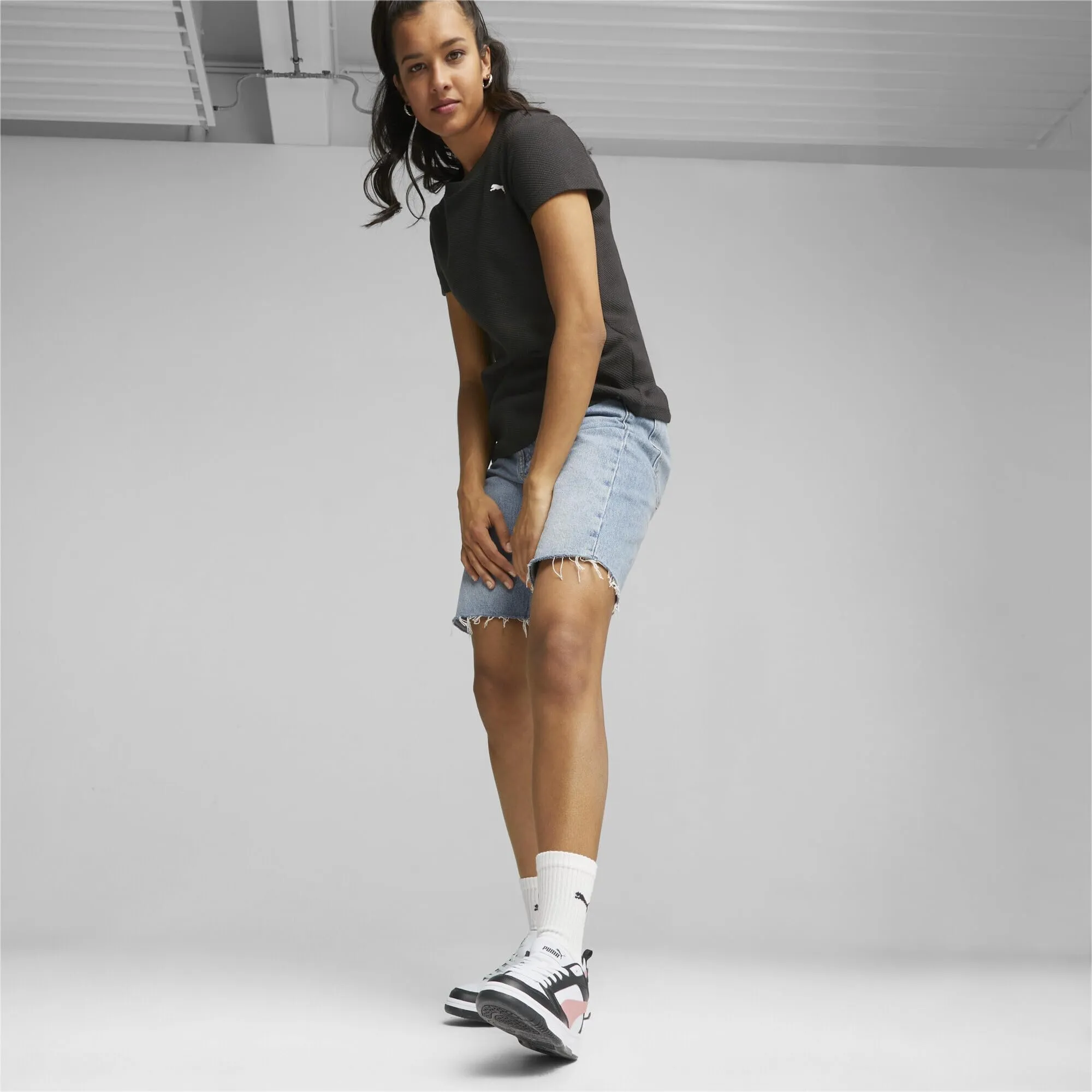 Puma Rebound V6 Low Scarpe Sportive Unisex Adulto, Bianco Futuro Rosa Nero, 37.5 EU - immagine 3