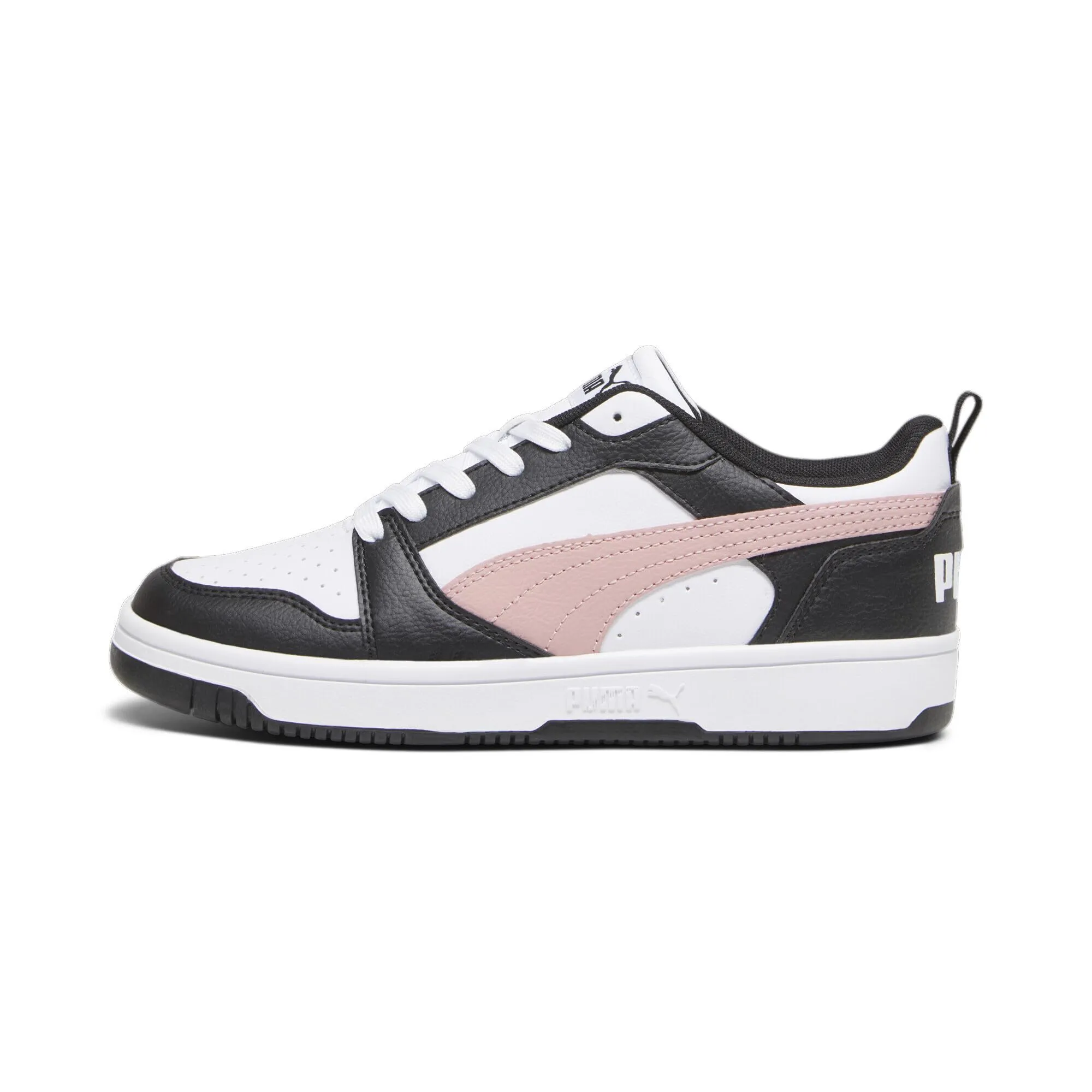 Puma Rebound V6 Low Scarpe Sportive Unisex Adulto, Bianco Futuro Rosa Nero, 37.5 EU - immagine 5