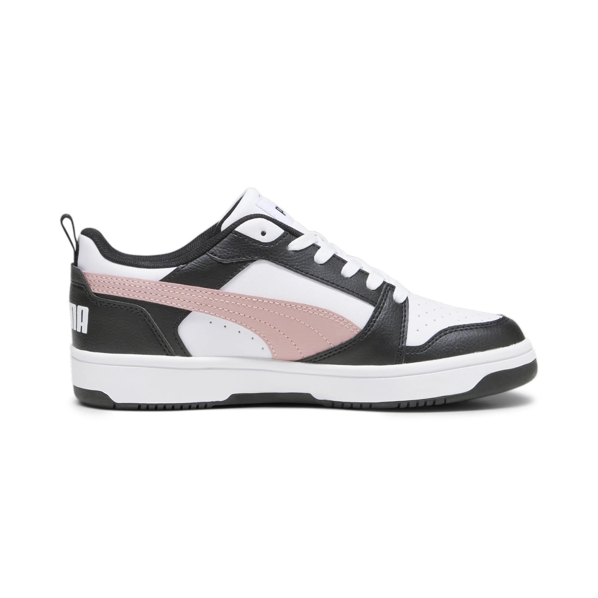 Puma Rebound V6 Low Scarpe Sportive Unisex Adulto, Bianco Futuro Rosa Nero, 37.5 EU - immagine 7