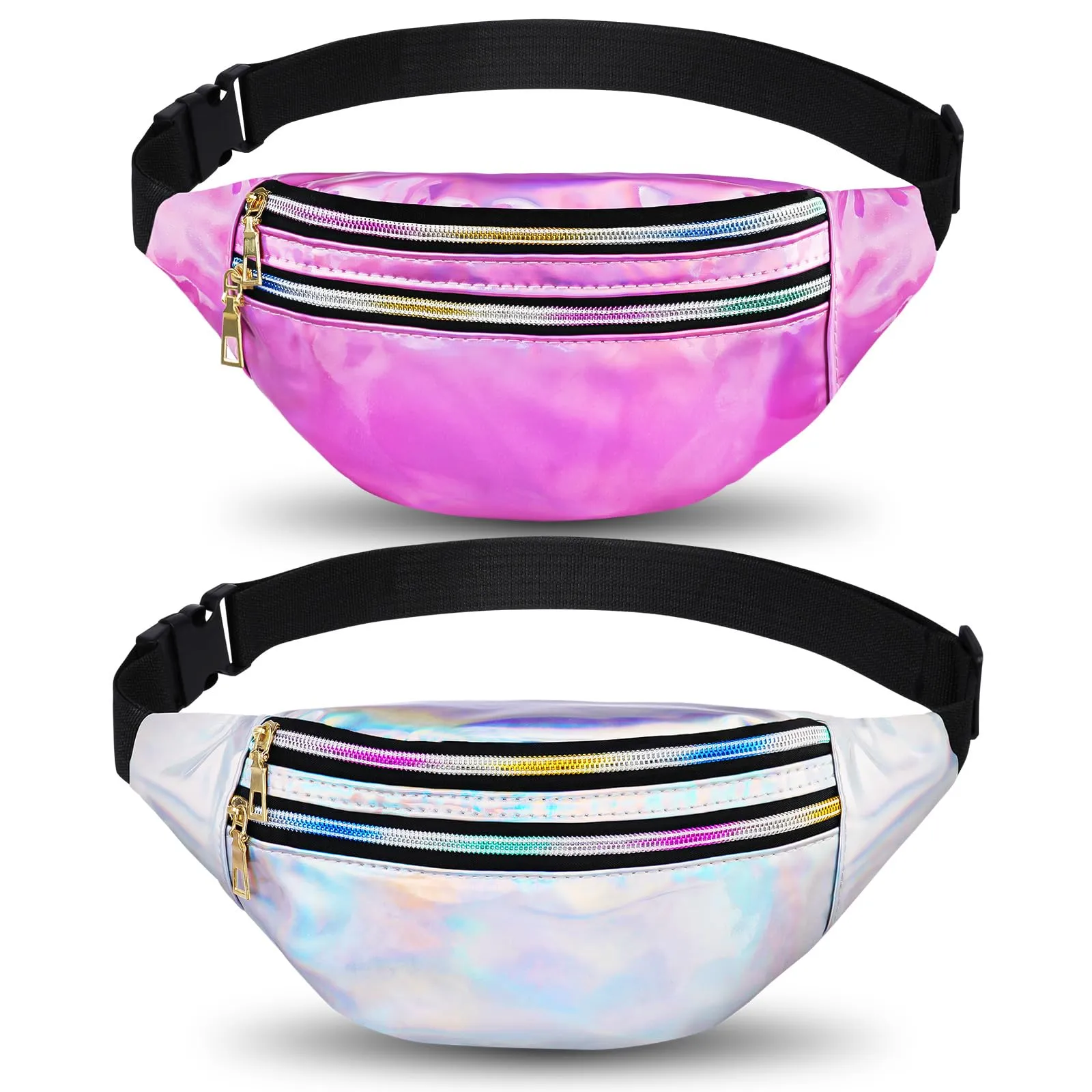 Flintronic Marsupio da Donna, 2 Pezzi, Impermeabile e Regolabile, Pelle PU - immagine 1