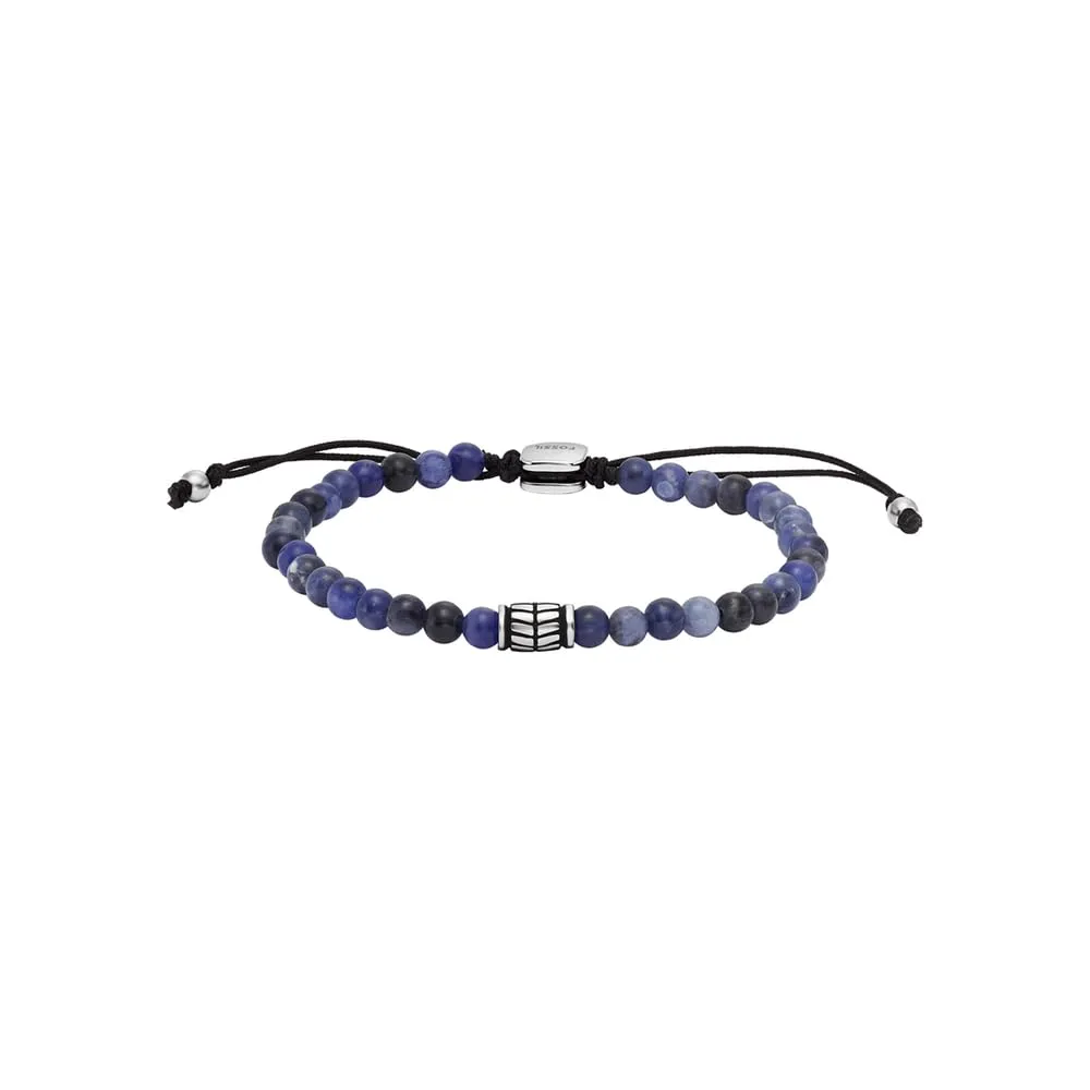 Fossil Bracciale da Uomo in Acciaio Inossidabile Argento, 250 mm x 4 mm, JF04414040 - immagine 4
