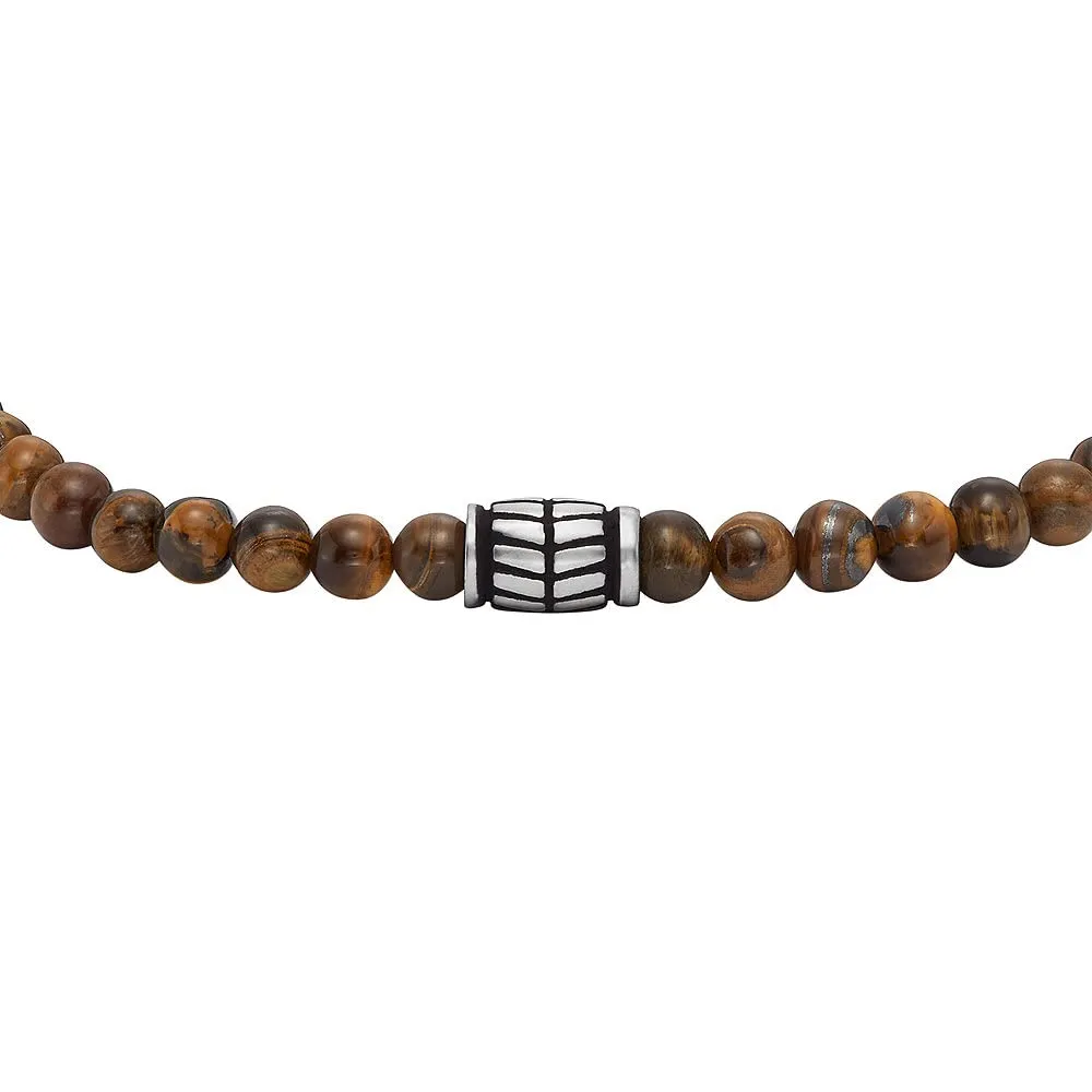 Fossil Bracciale da Uomo in Acciaio Inossidabile Argento JF04413040 - immagine 2