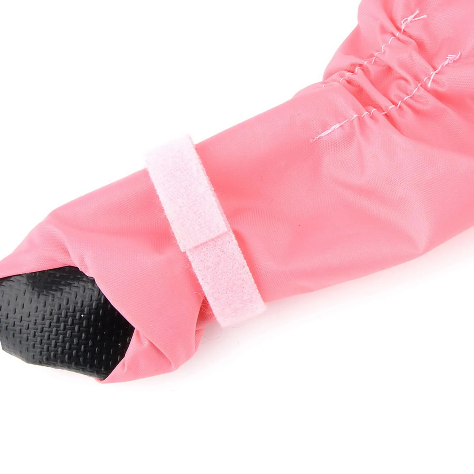 Zunea Impermeabile per Cani di Taglia Piccola con Cappuccio e Stivali, Tuta Antipioggia per Animali Domestici, Rosa, XL - immagine 8