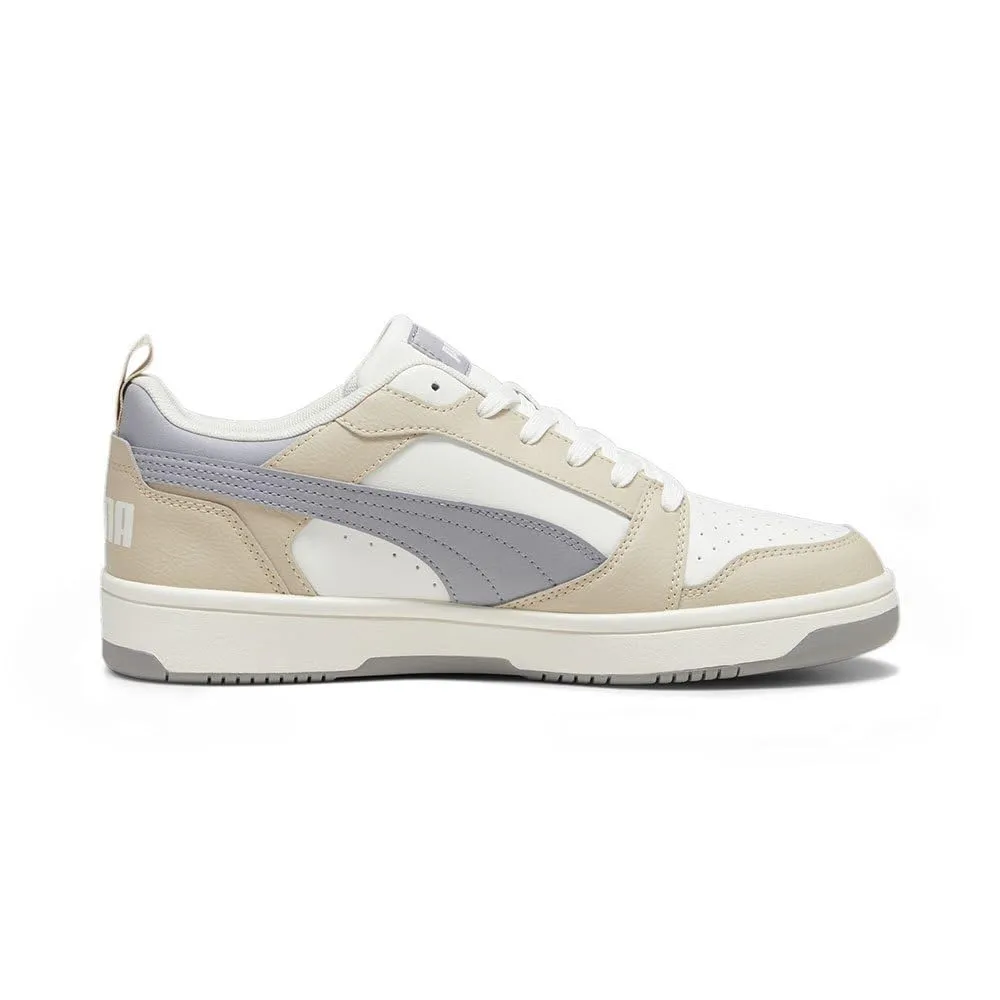 Puma Rebound V6 Low Sneakers, Warm White Concrete Grey Granola White, 41 EU - immagine 3
