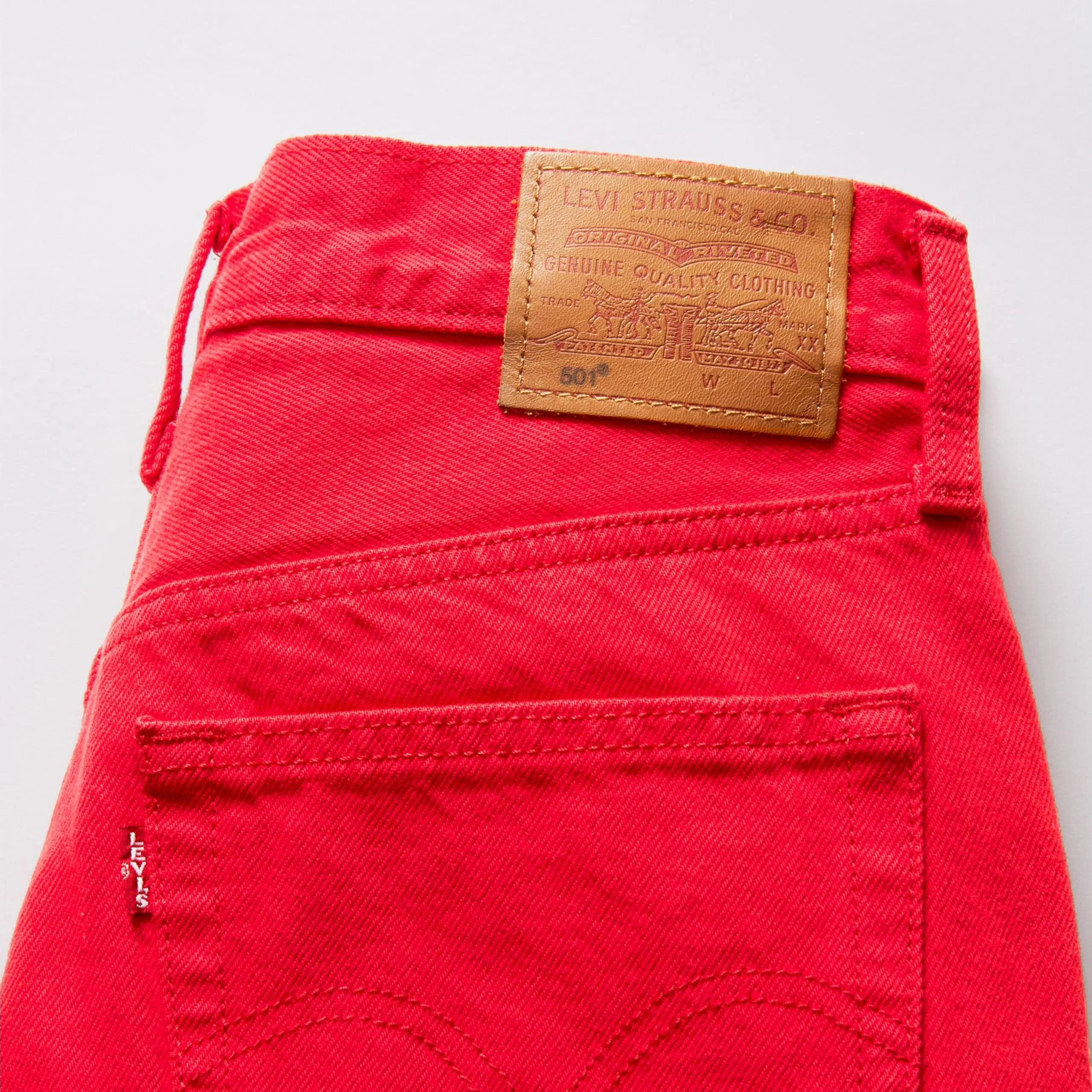 Levi's 501 Crop Jeans Donna, Script Red 501, 29W / 30L - immagine 3