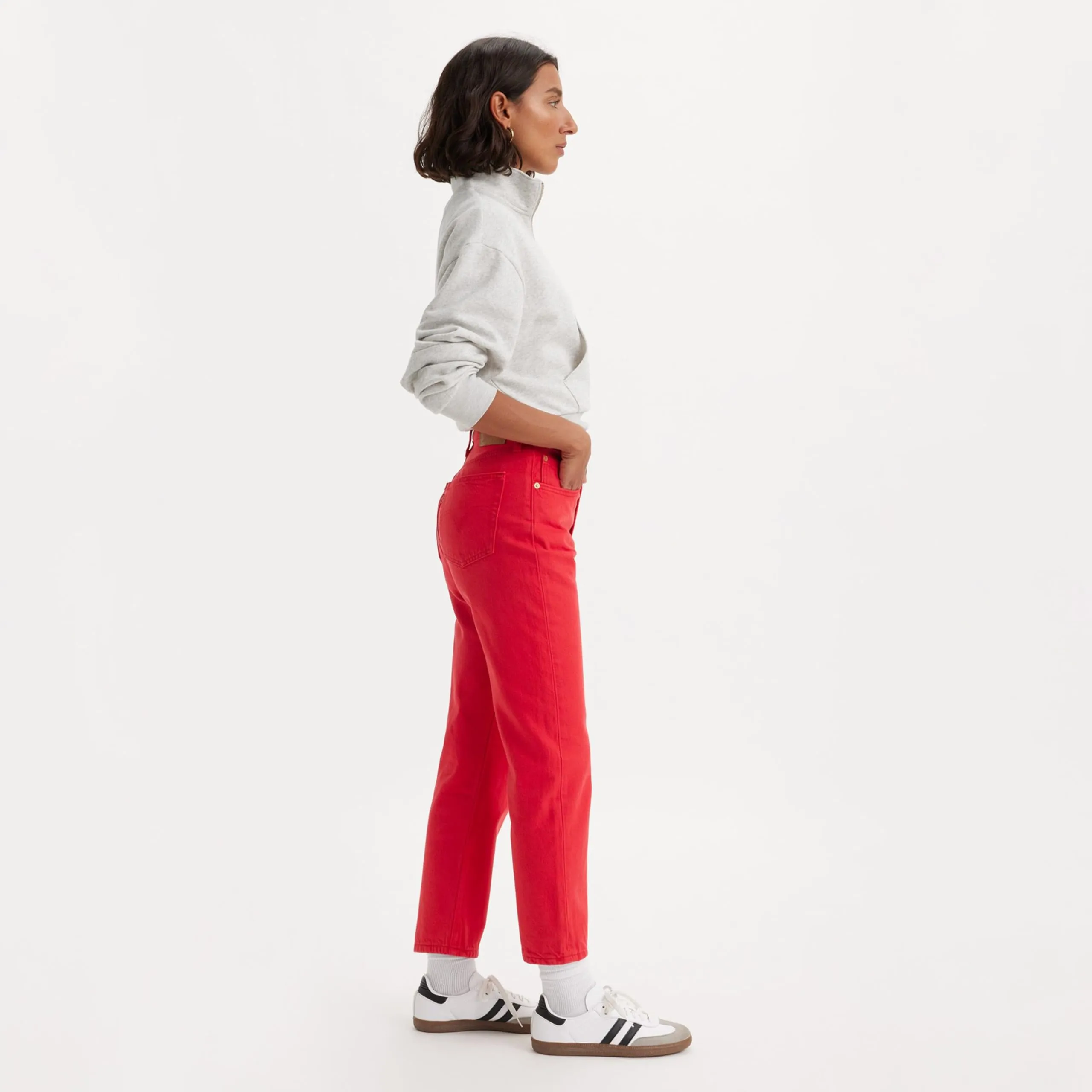 Levi's 501 Crop Jeans Donna, Script Red 501, 29W / 30L - immagine 7