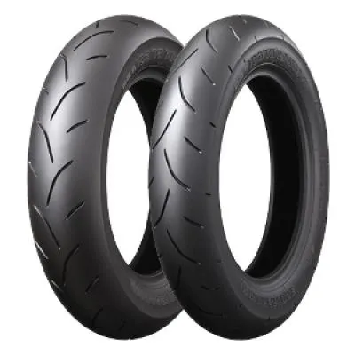 Bridgestone BT601 FS YCX 100/90-12 TL 49J Front Tyre - immagine 1