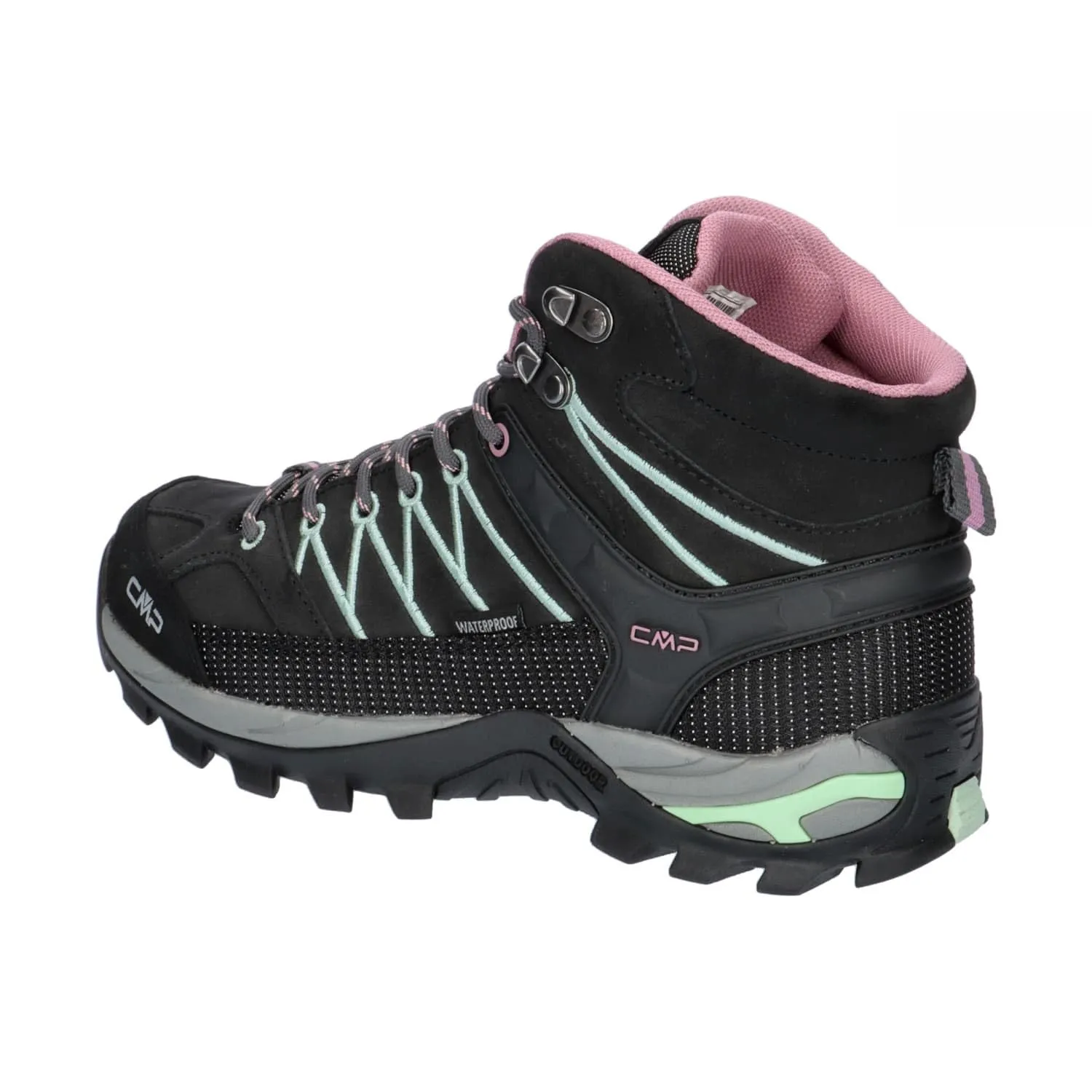 CMP Rigel Mid Wmn Trekking Shoes WP, Piombo Orchidea, 41 EU - immagine 3