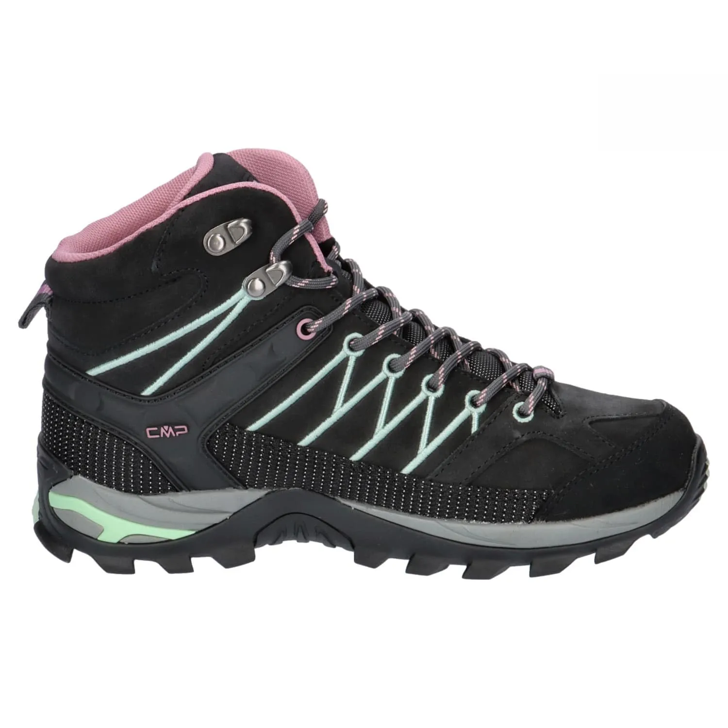 CMP Rigel Mid Wmn Trekking Shoes WP, Piombo Orchidea, 41 EU - immagine 8