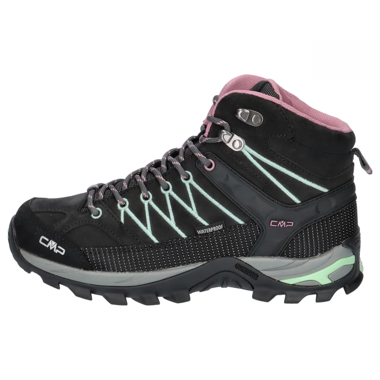 CMP Rigel Mid Wmn Trekking Shoes WP, Piombo Orchidea, 42 EU - immagine 2
