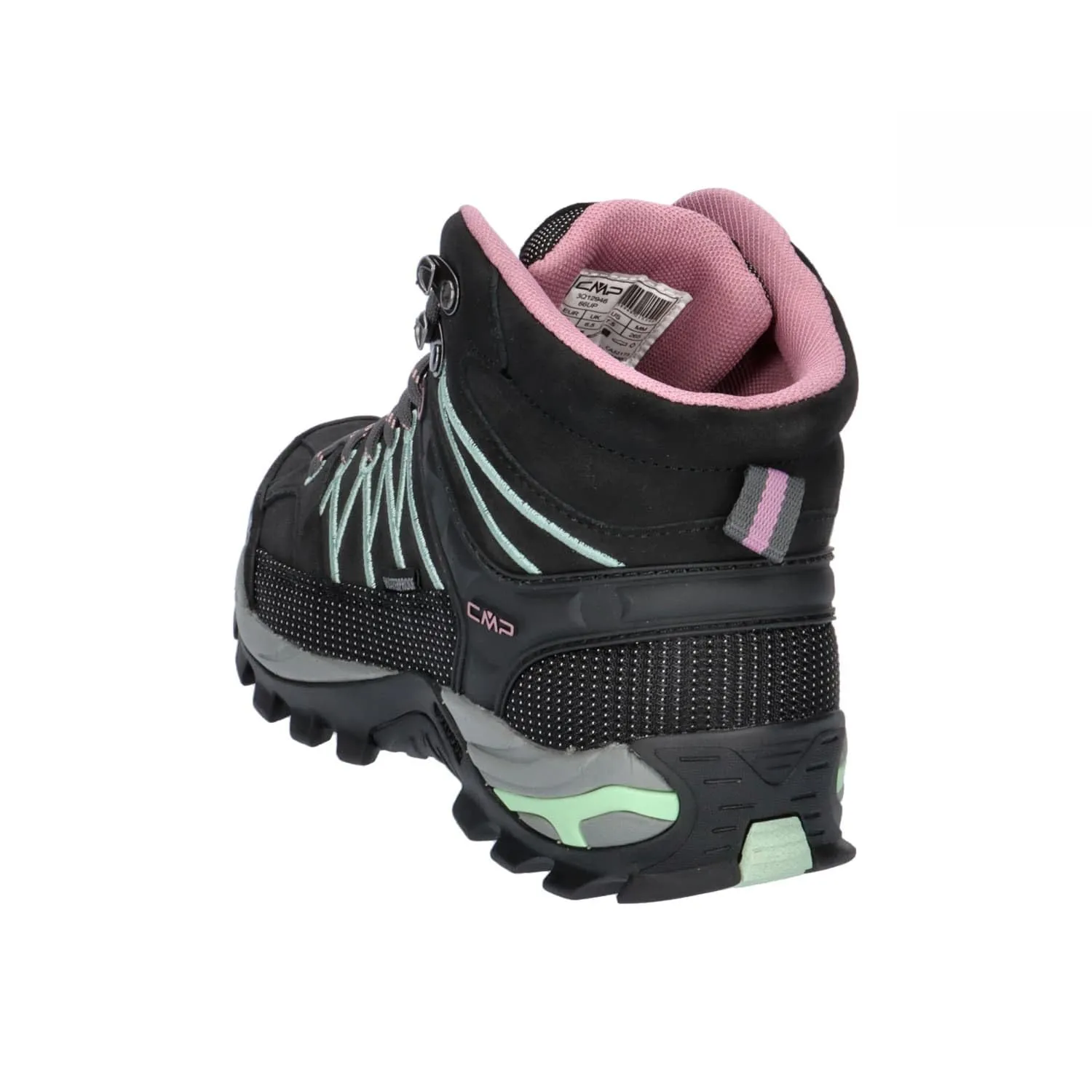 CMP Rigel Mid Wmn Trekking Shoes WP, Piombo Orchidea, 42 EU - immagine 4