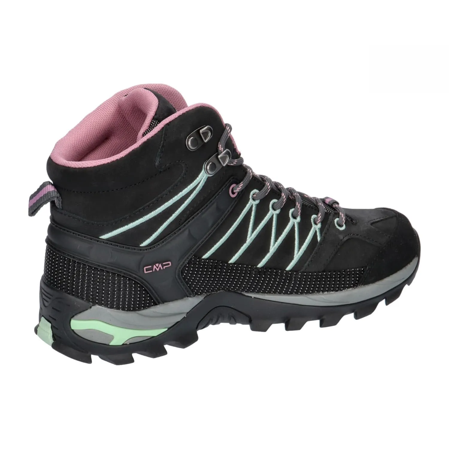 CMP Rigel Mid Wmn Trekking Shoes WP, Piombo Orchidea, 42 EU - immagine 7