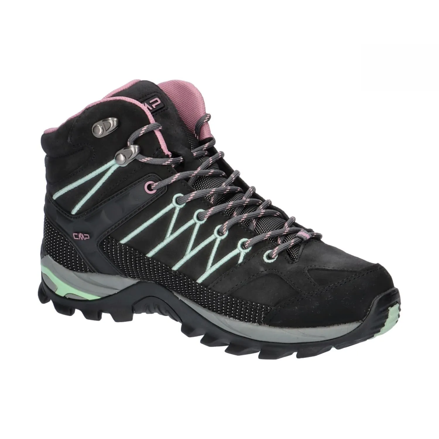 CMP Rigel Mid Wmn Trekking Shoes WP, Piombo Orchidea, 42 EU - immagine 9