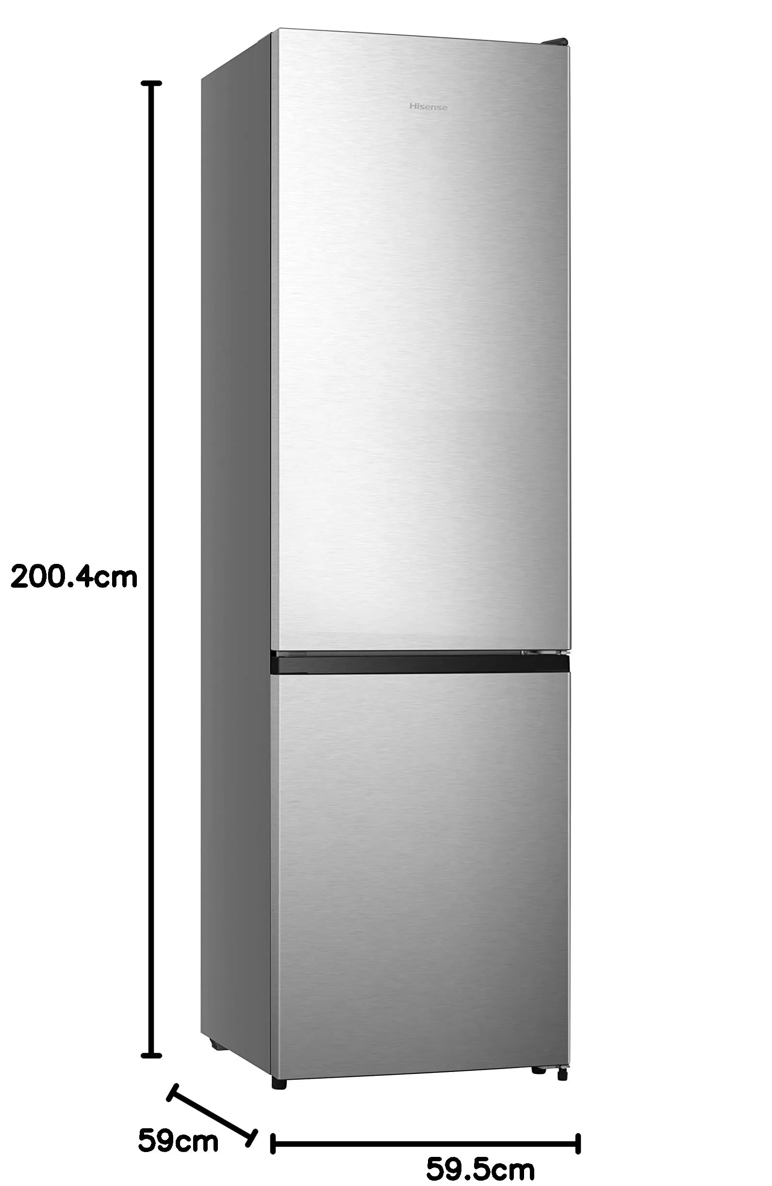 Hisense MC60331IE Frigorifero Combinato Total No Frost, Inox, 200 cm, 336 Litri, Classe E - immagine 10